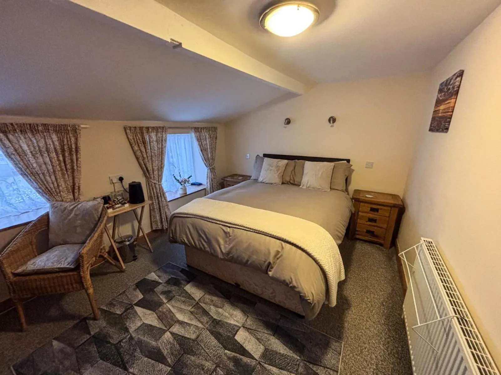 Bed in Crab pot cottage