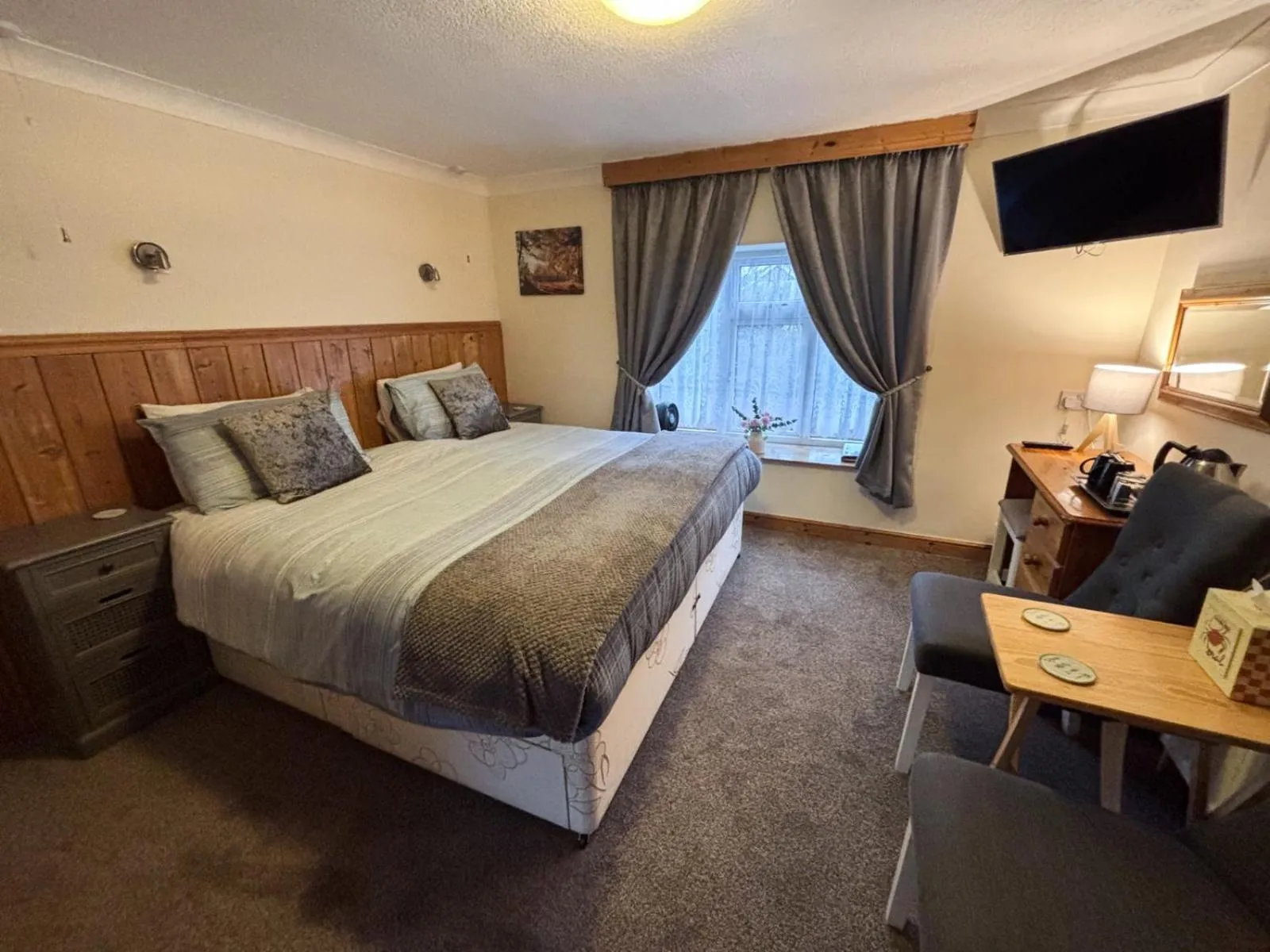 Bed in Crab pot cottage