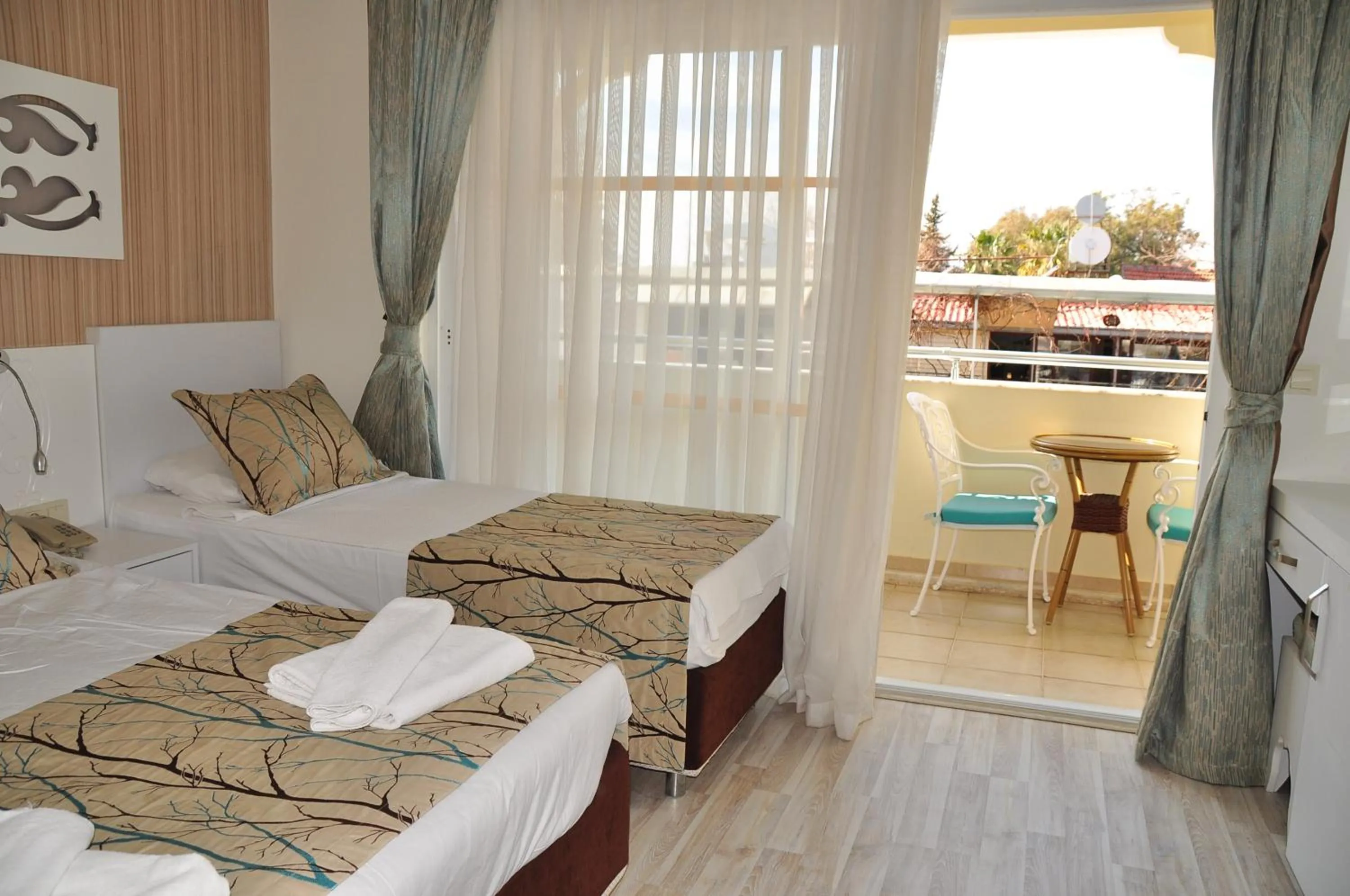 Bed in Side Miami Beach Hotel