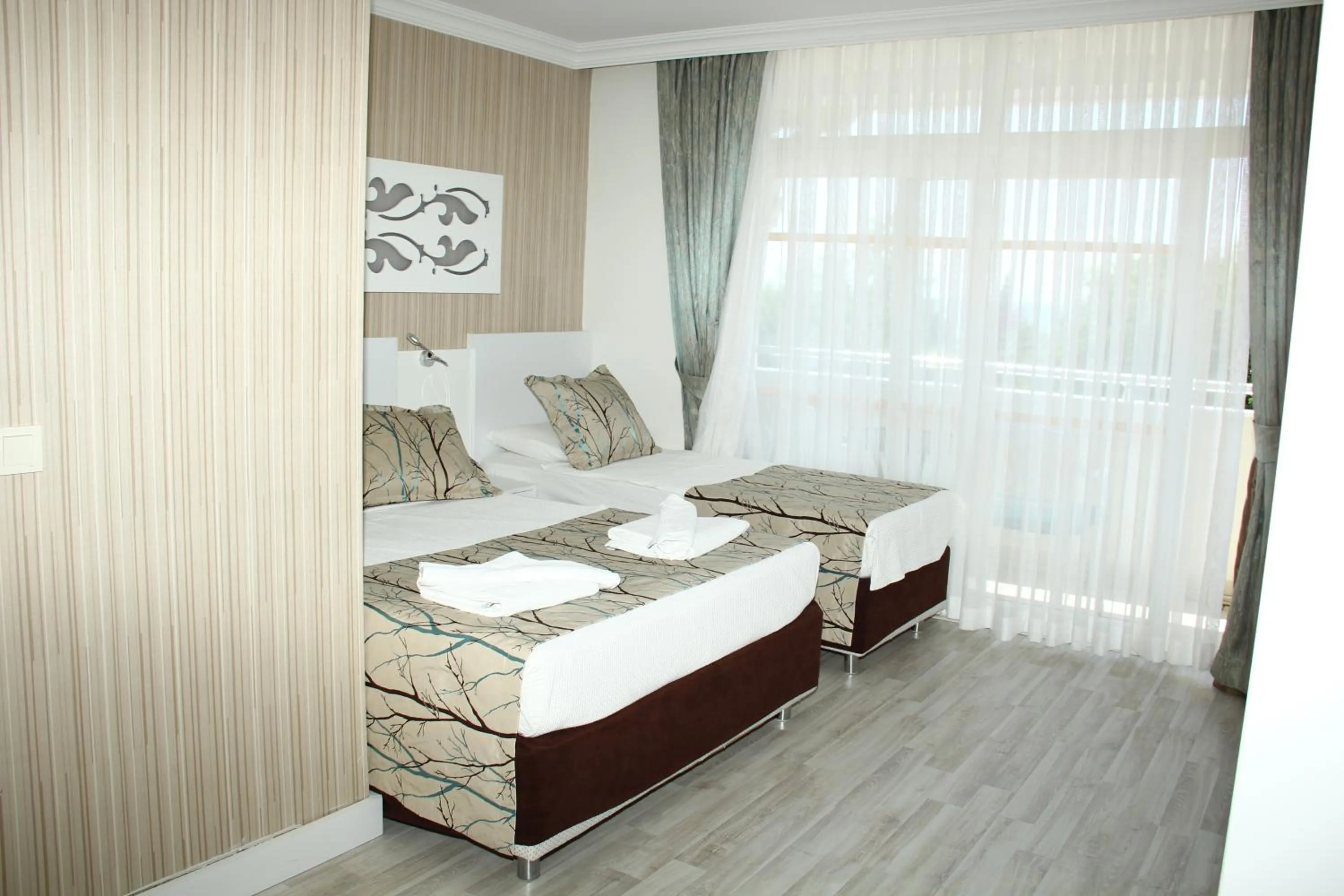 Bed in Side Miami Beach Hotel