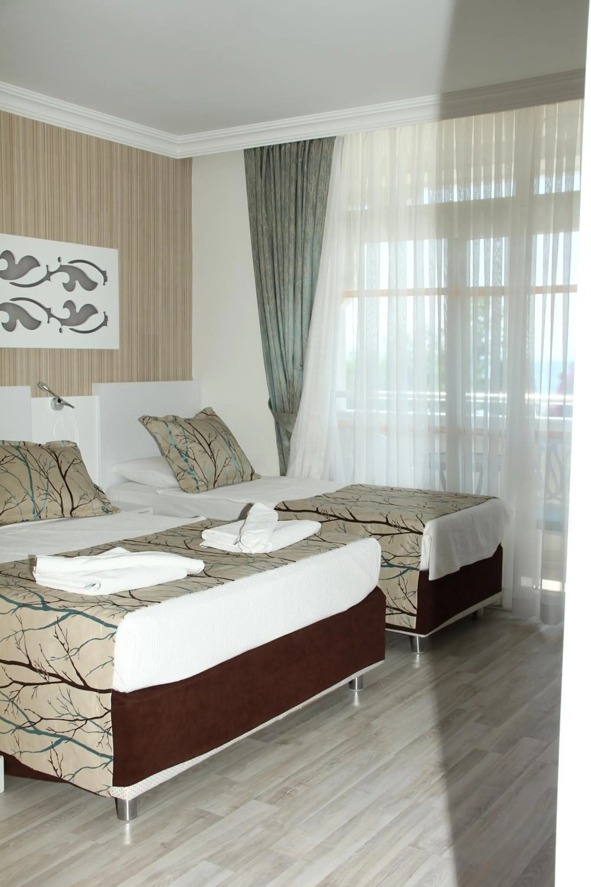 Bed in Side Miami Beach Hotel