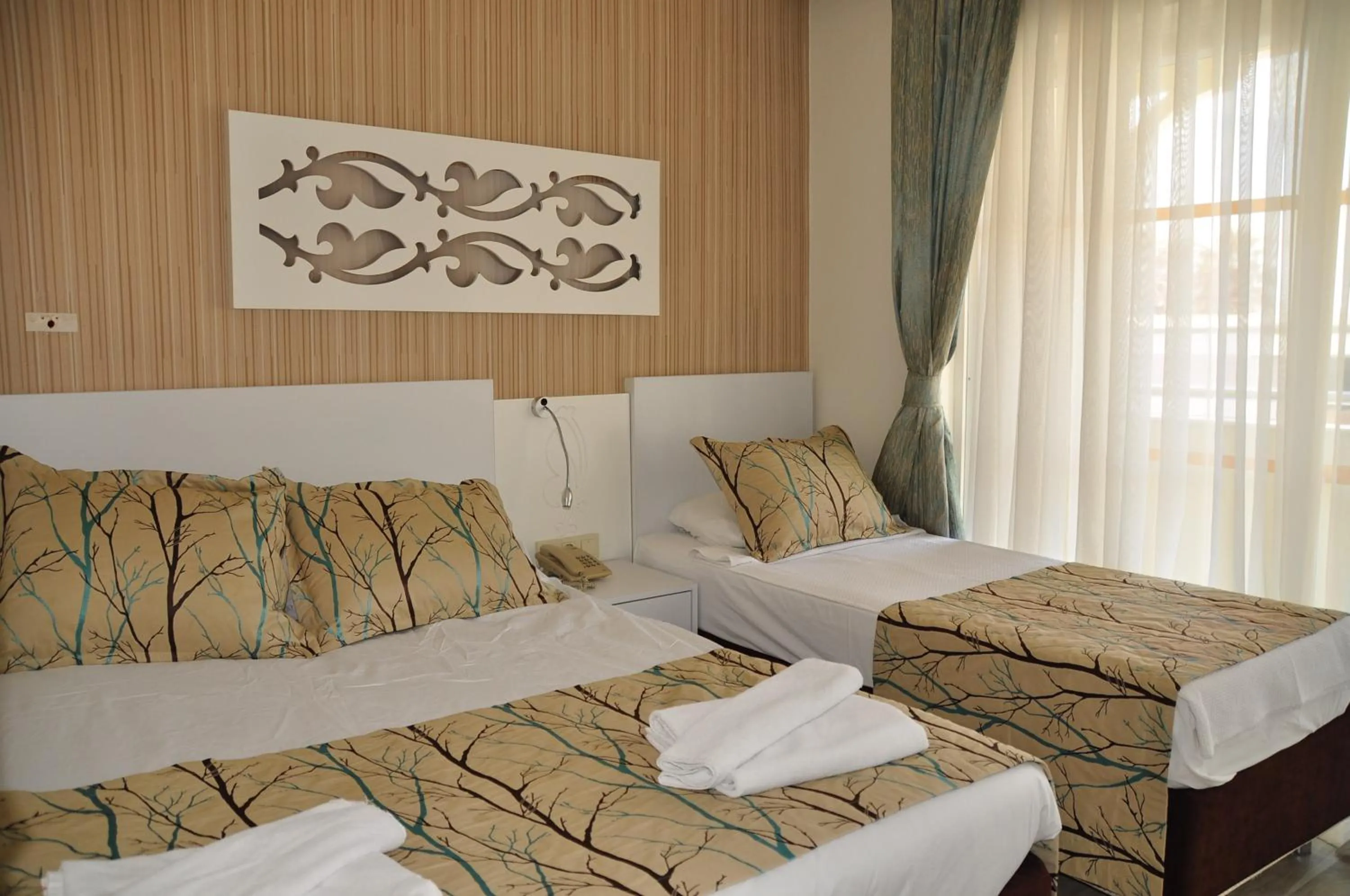 Bed in Side Miami Beach Hotel