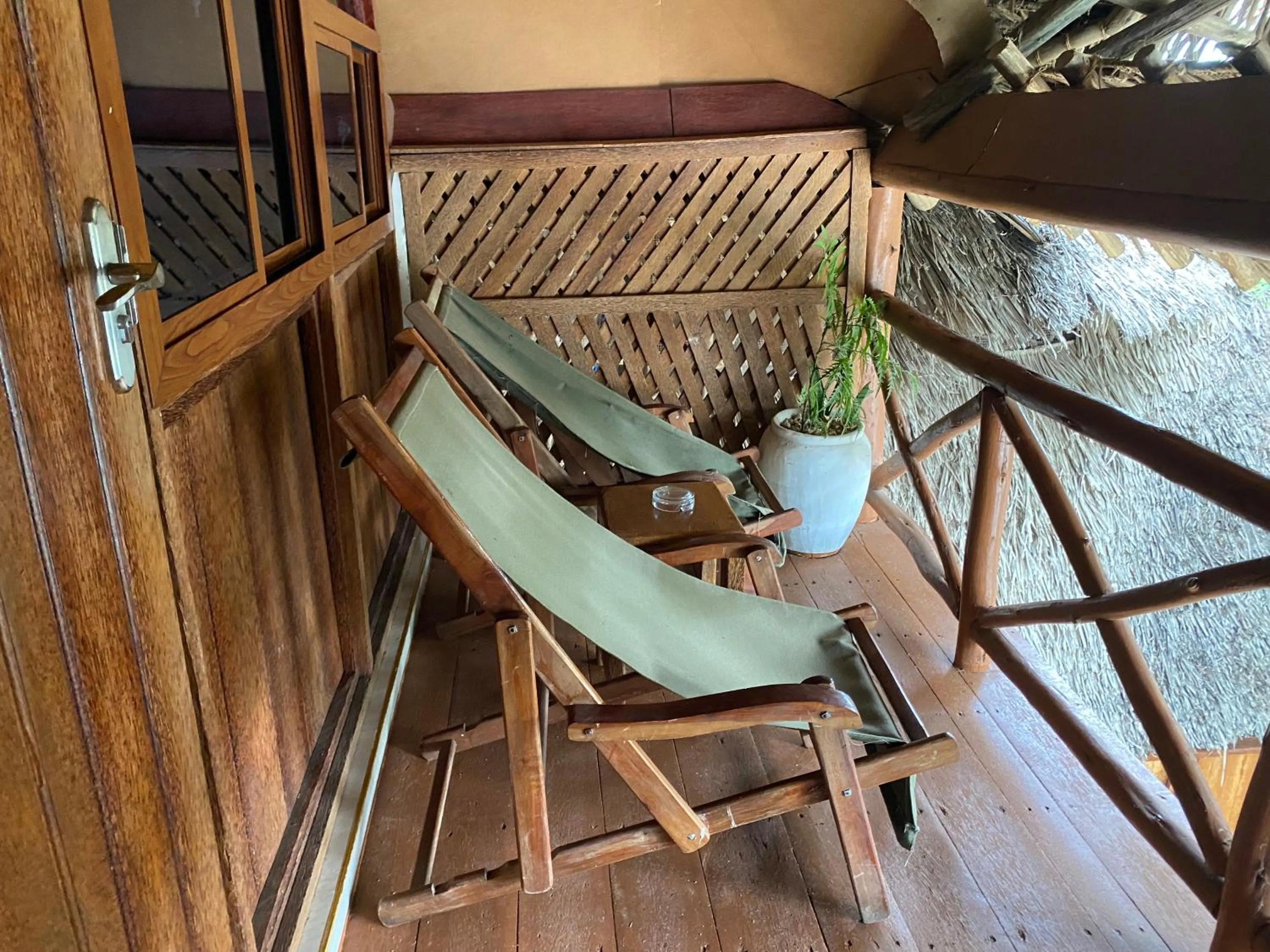 Patio in Utulivu Bungalow