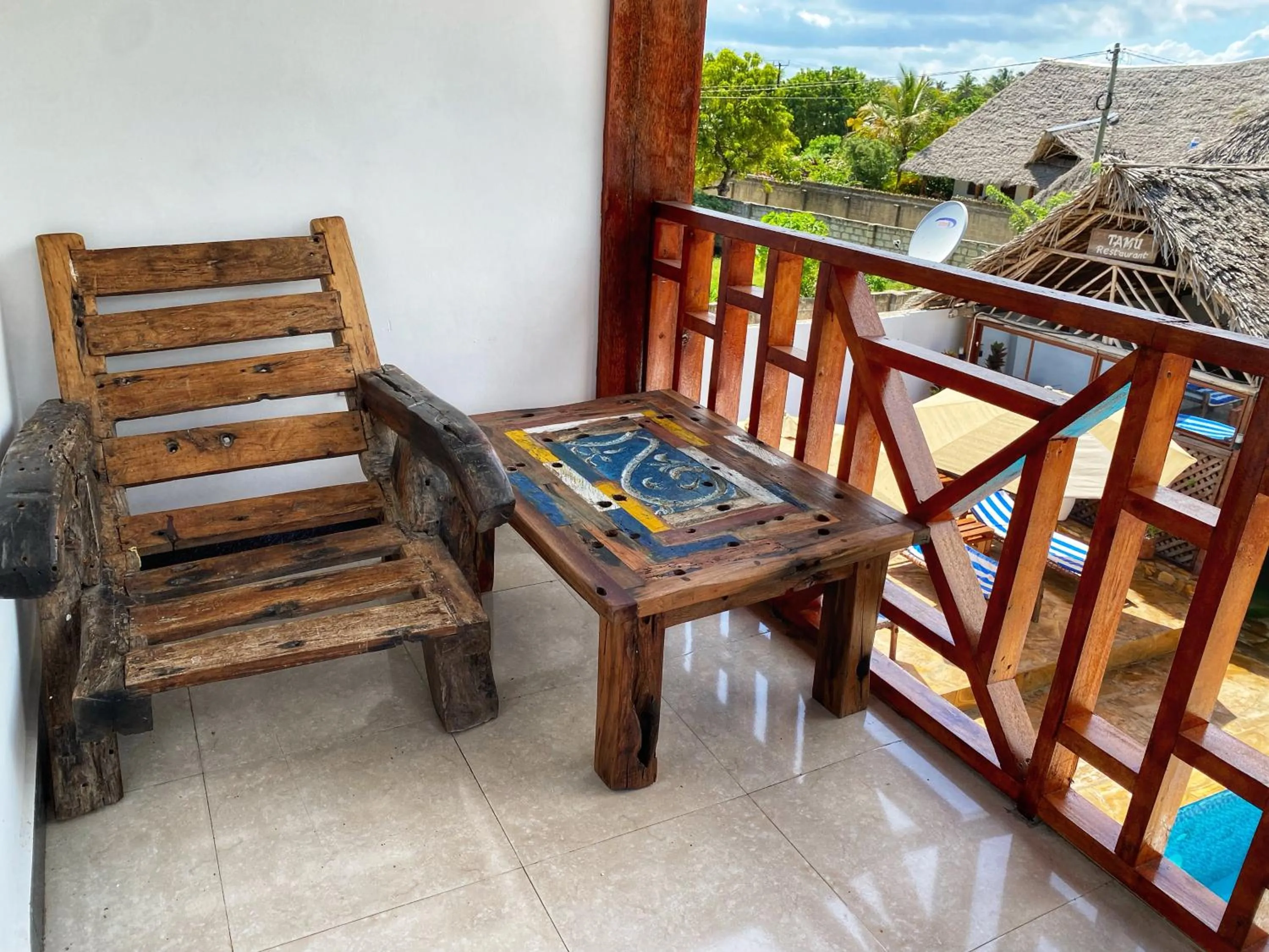 Patio in Utulivu Bungalow