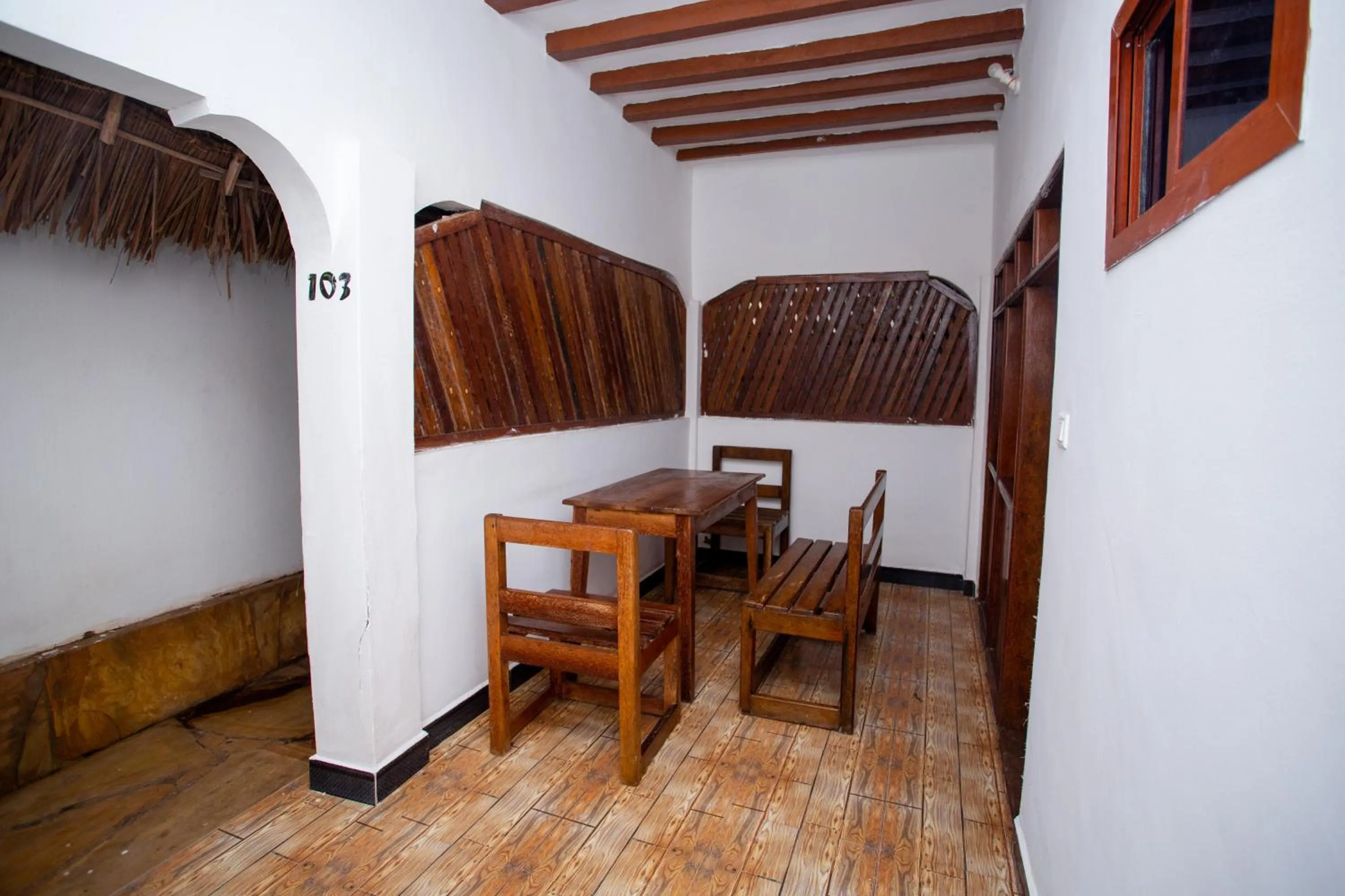 Living room in Utulivu Bungalow