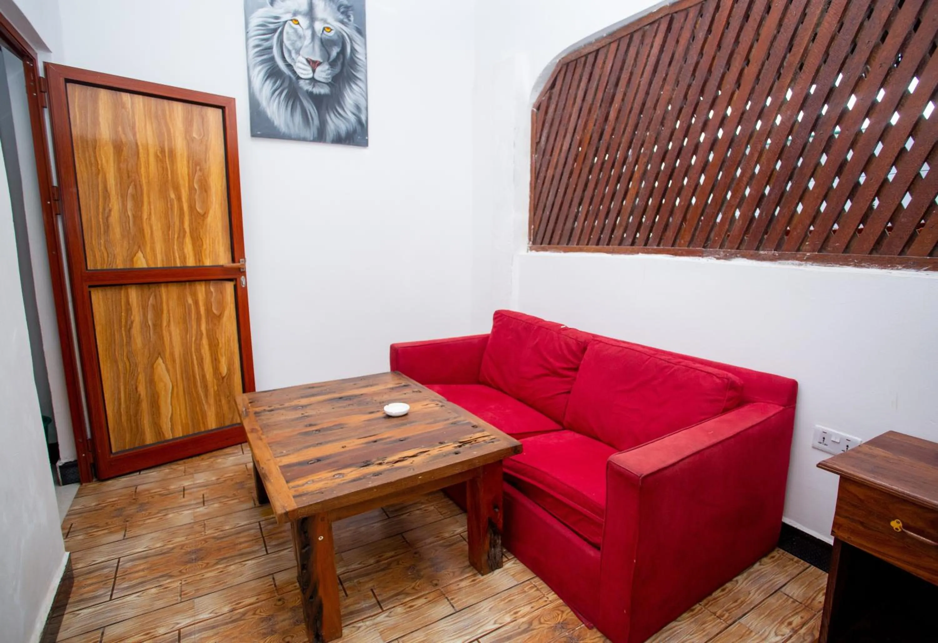 Living room in Utulivu Bungalow