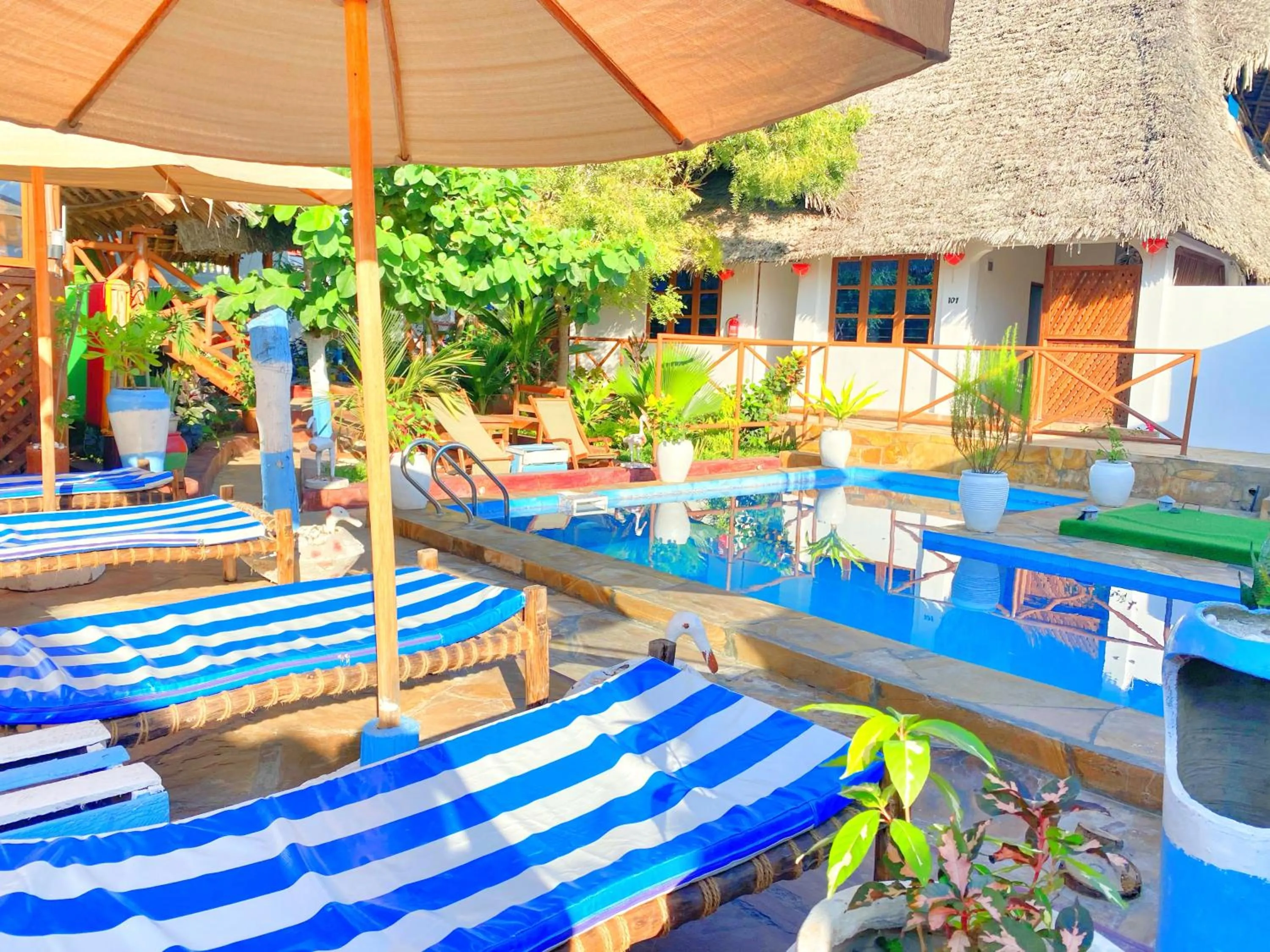 Patio in Utulivu Bungalow