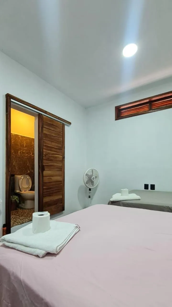 Bed in Cabañas las Palmas Chacahua