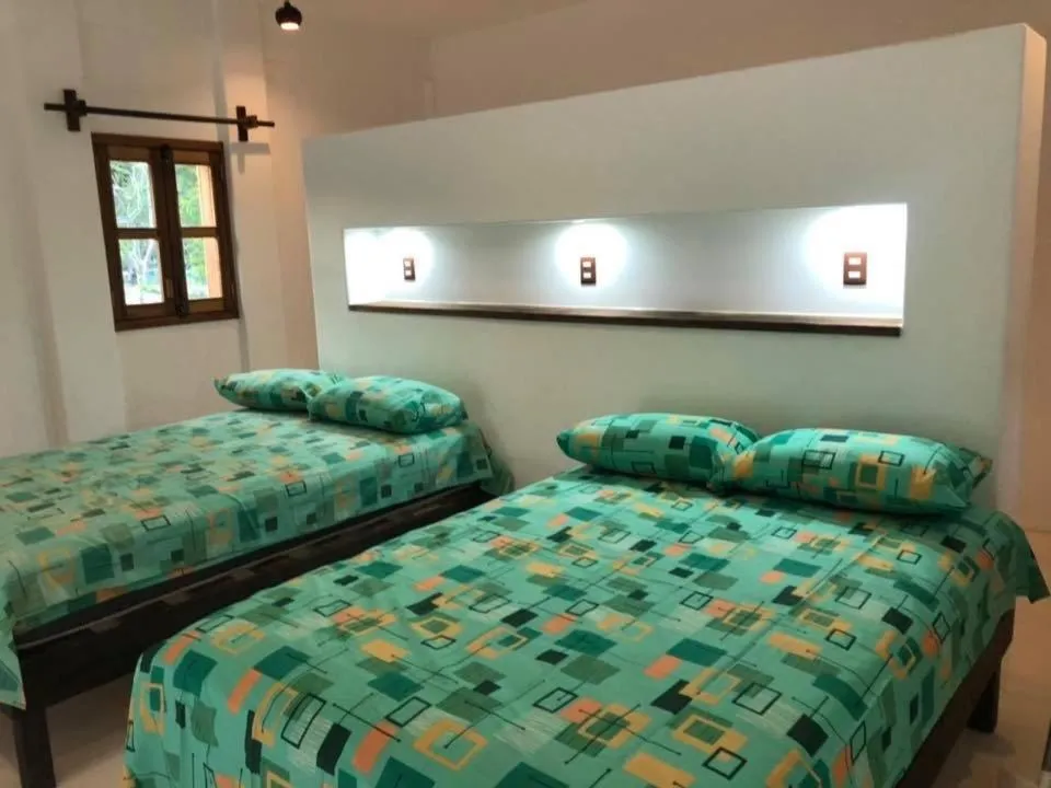 Bed in Cabañas las Palmas Chacahua