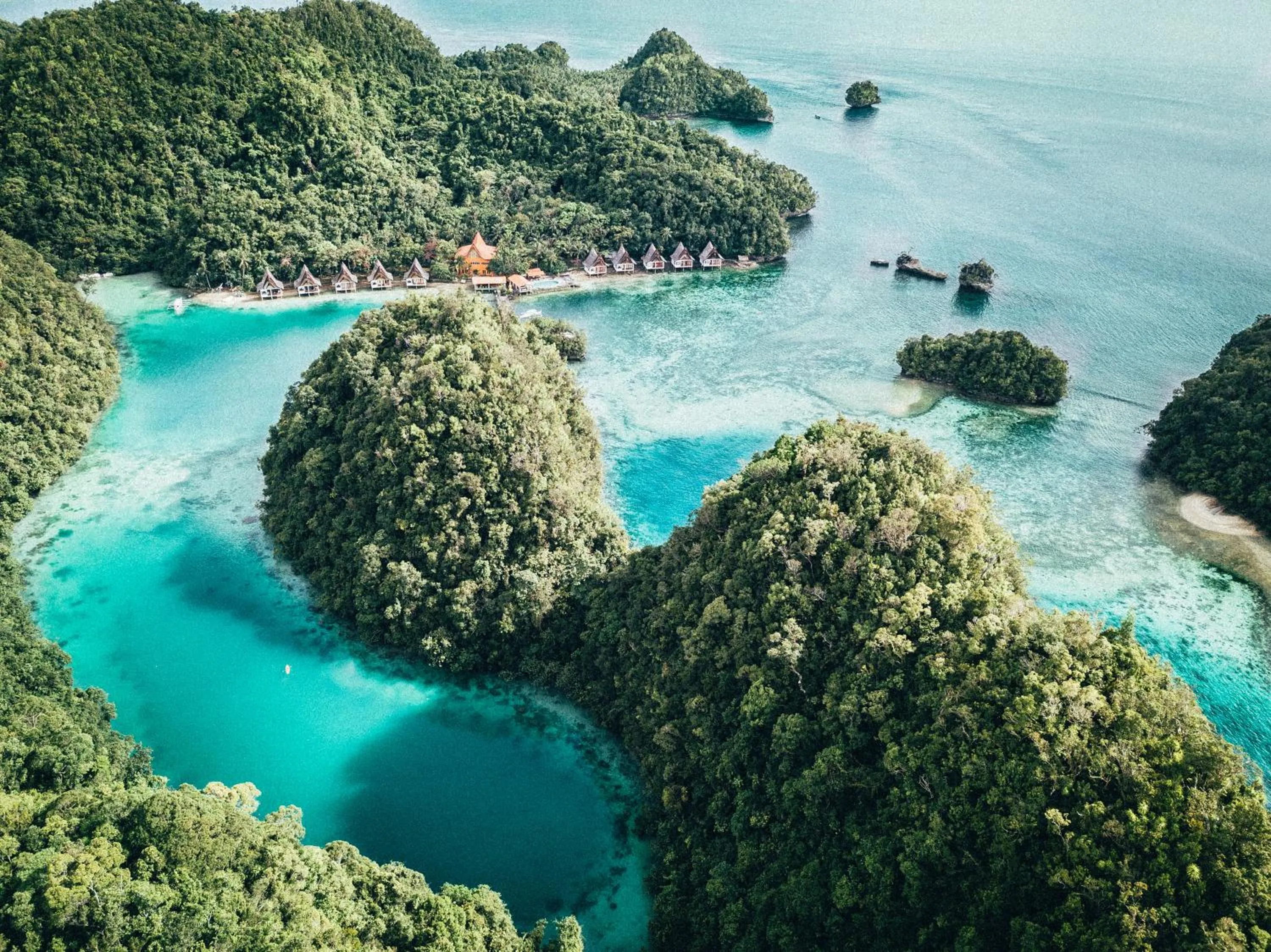 Bird's eye view in Club Tara Island Resort