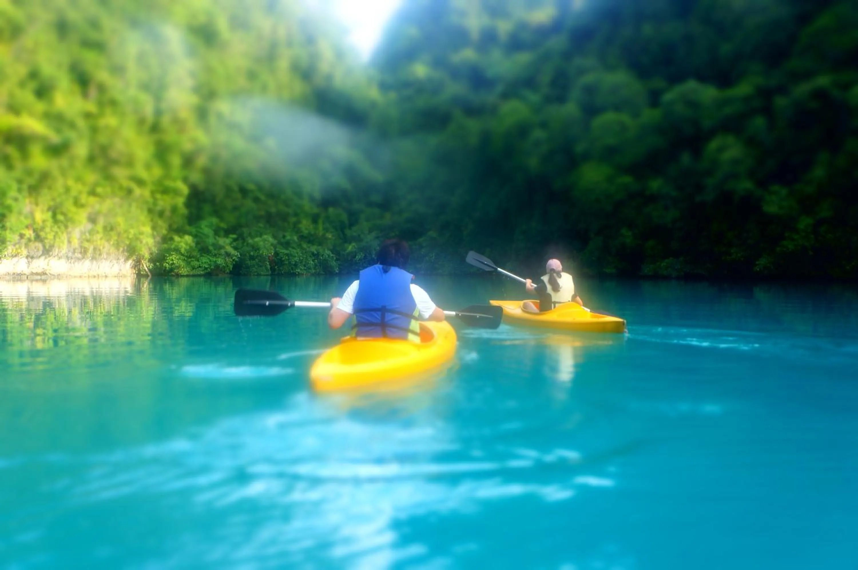 Canoeing in Club Tara Island Resort