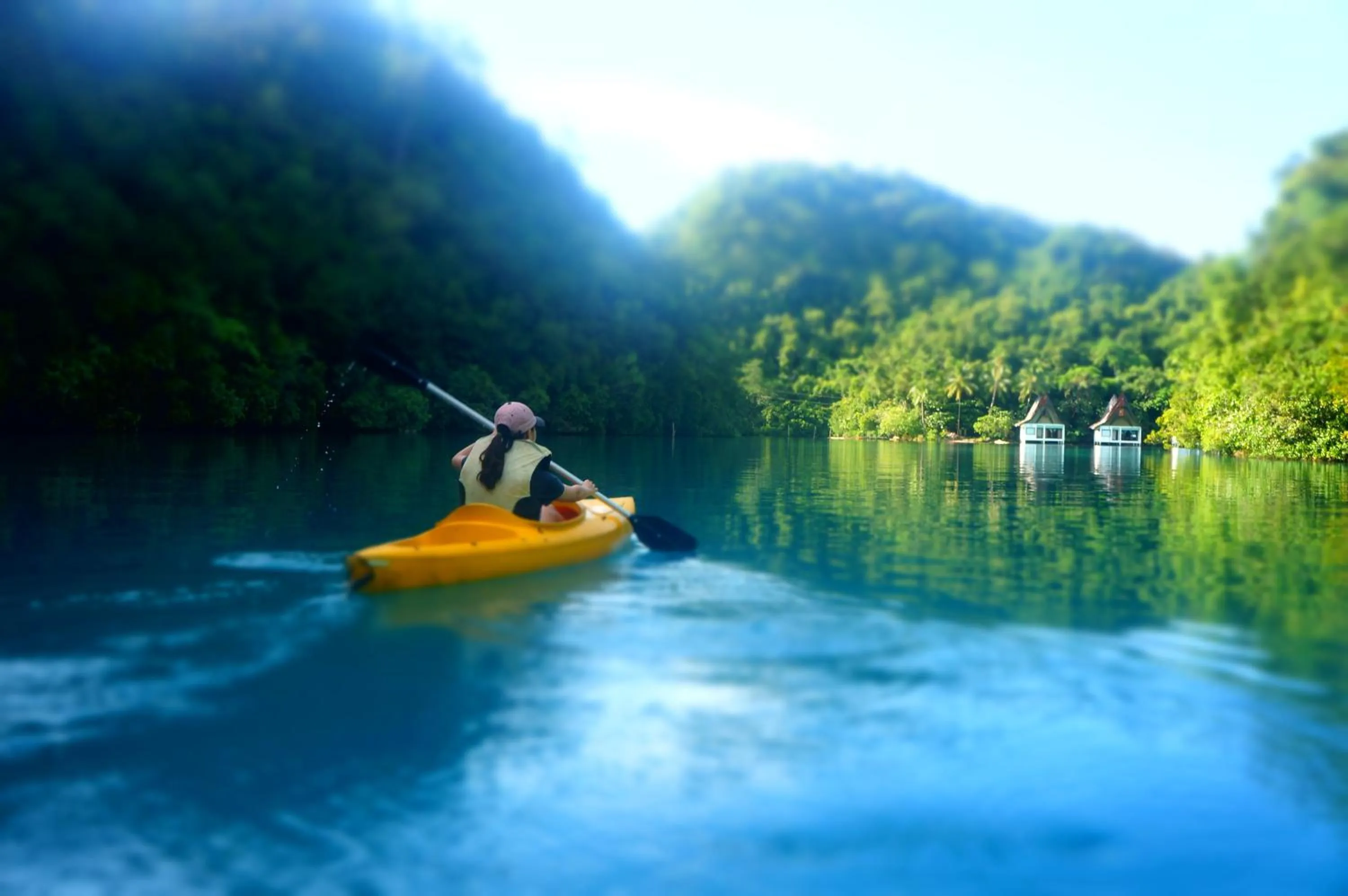 Canoeing in Club Tara Island Resort