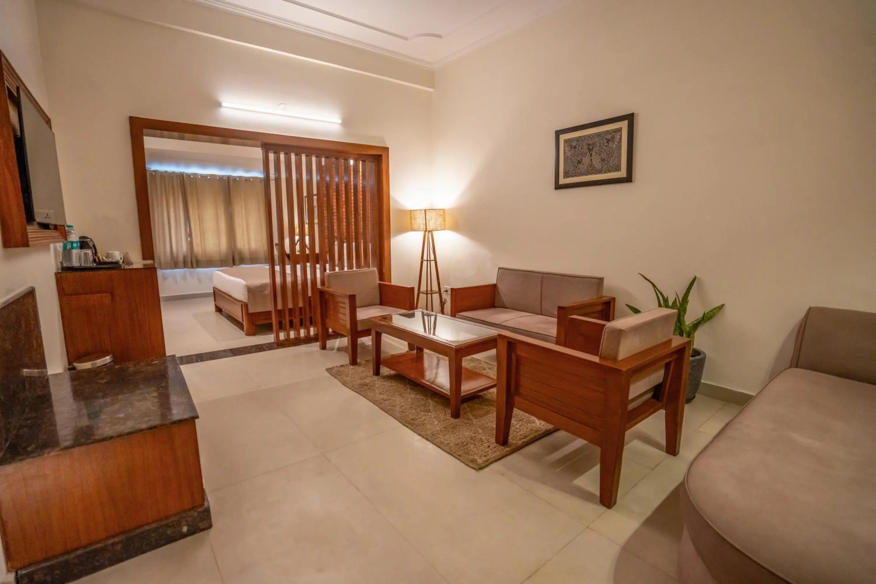 Seating area in LP Residency