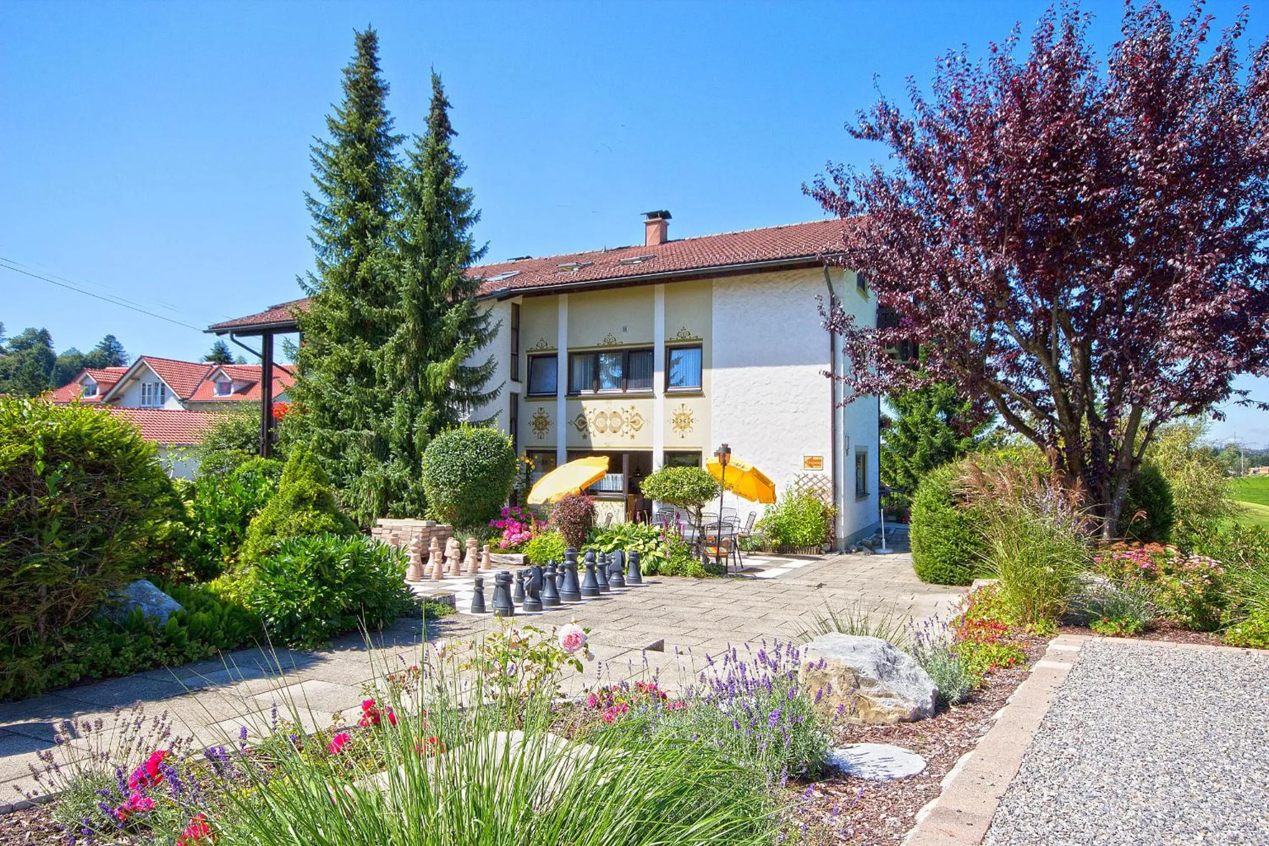 Patio in Hotel Allgäu Garni