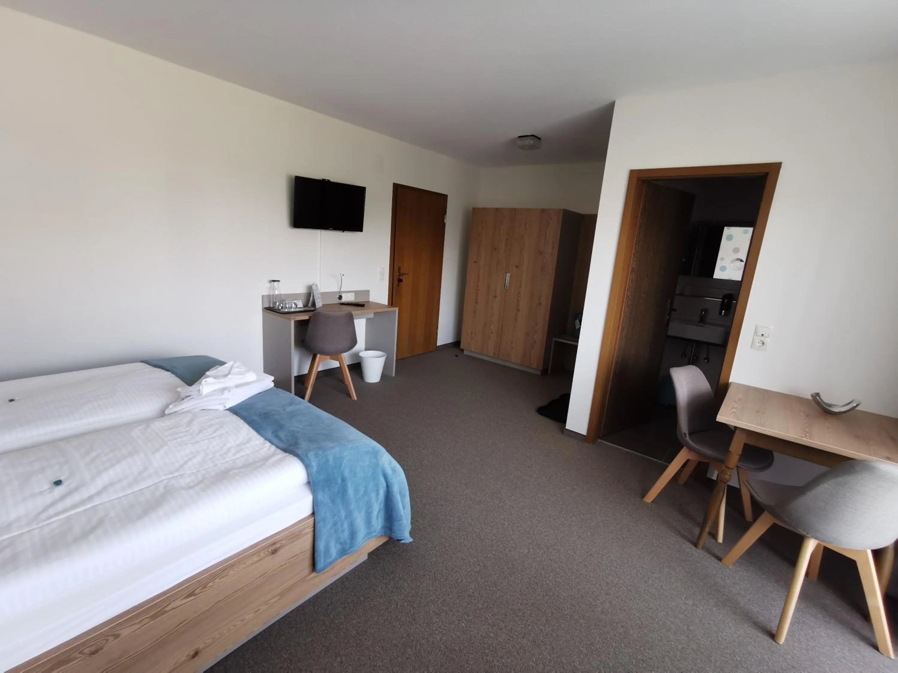 Photo of the whole room, Bed in Hotel Allgäu Garni