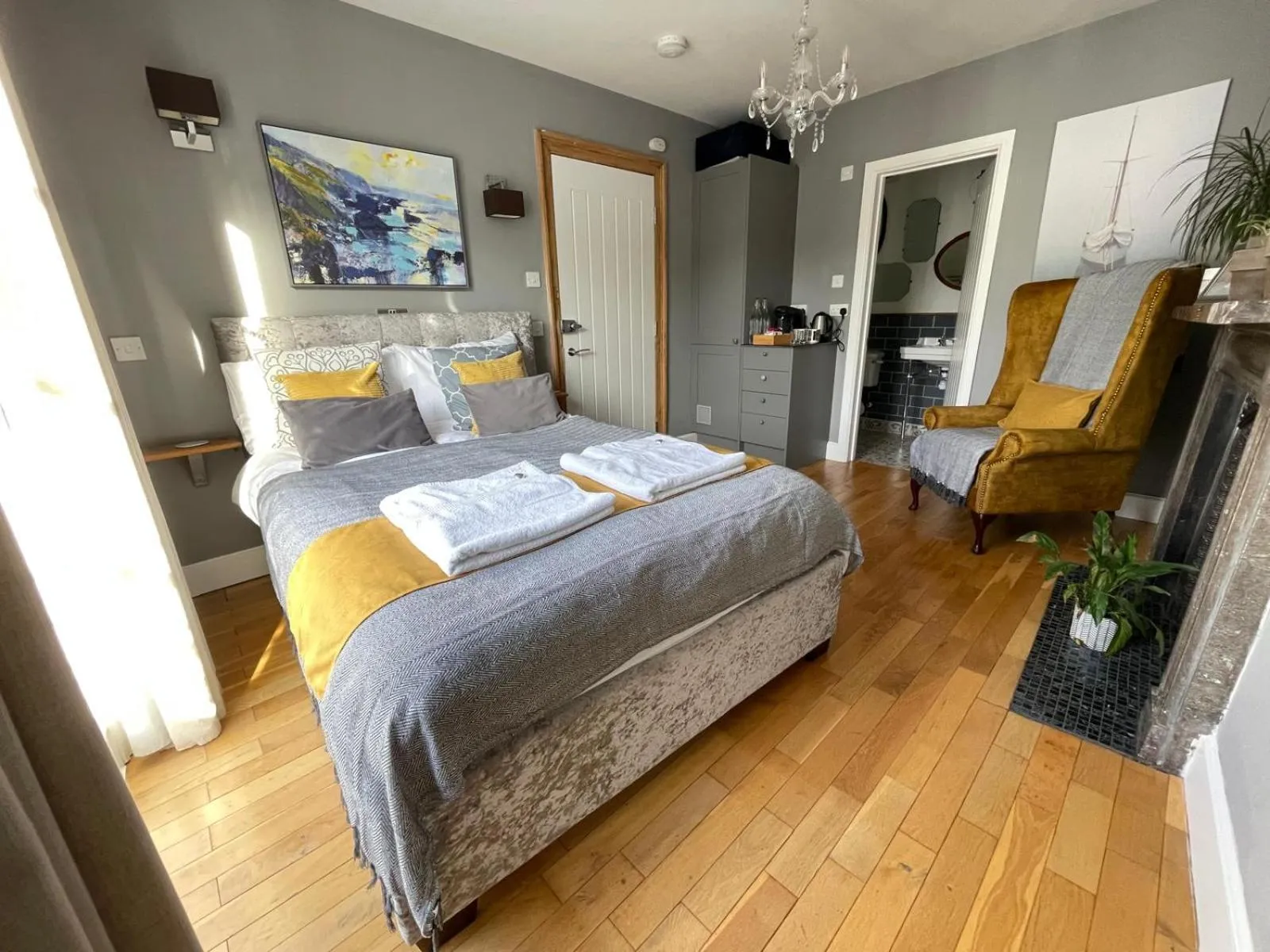 Bed in Millpool House