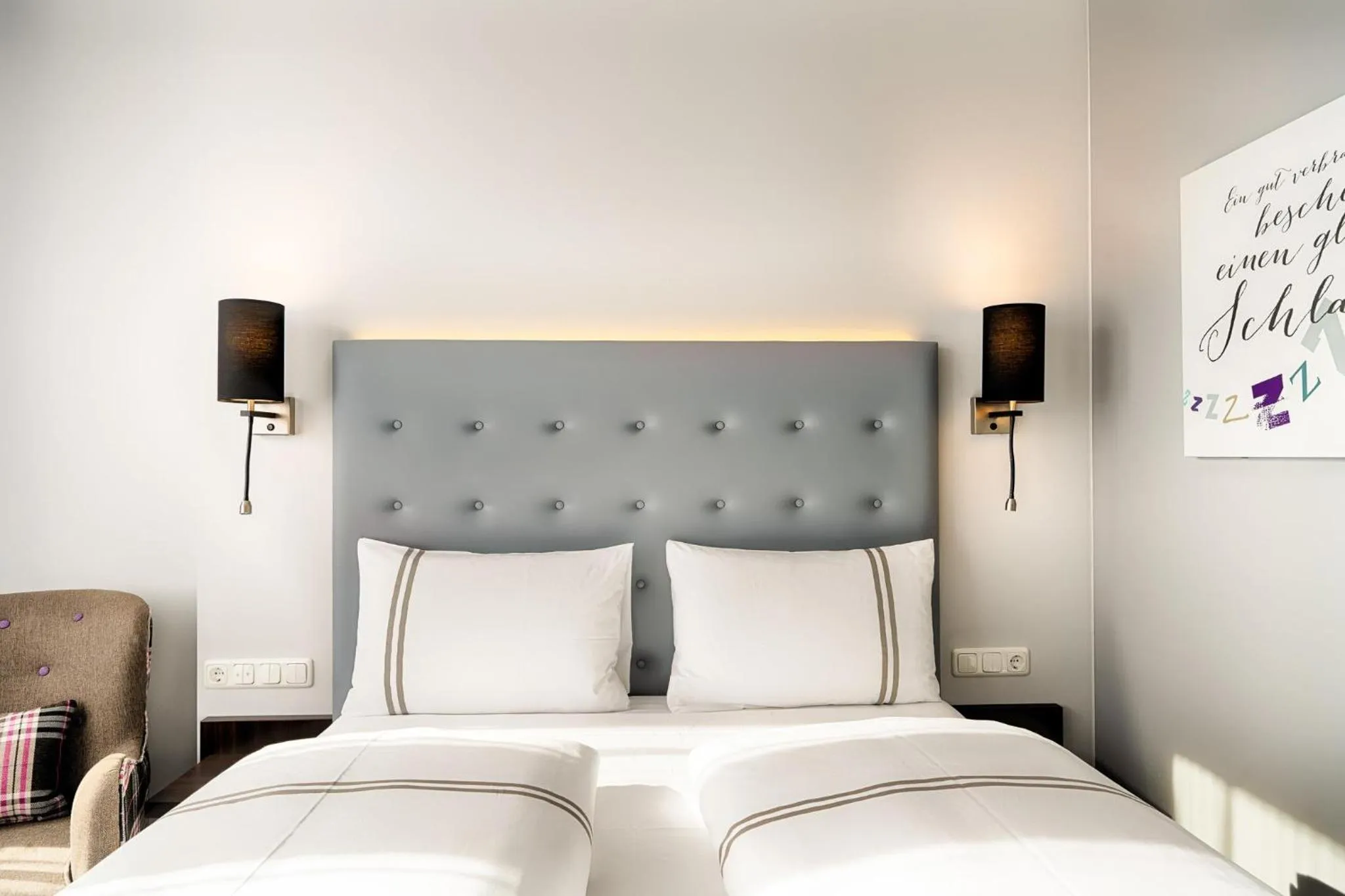 Bedroom, Bed in Premier Inn München City Ost