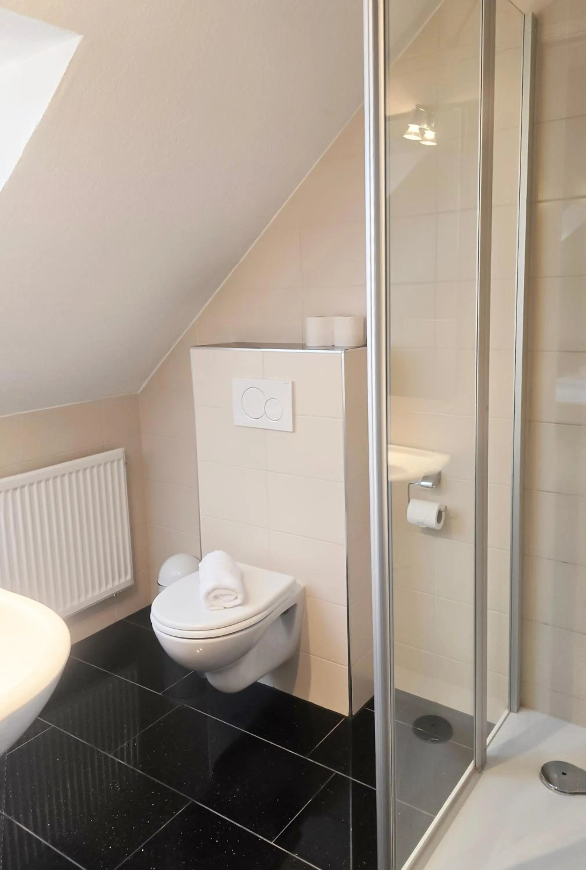 Toilet in Hotel zur Moselbrücke