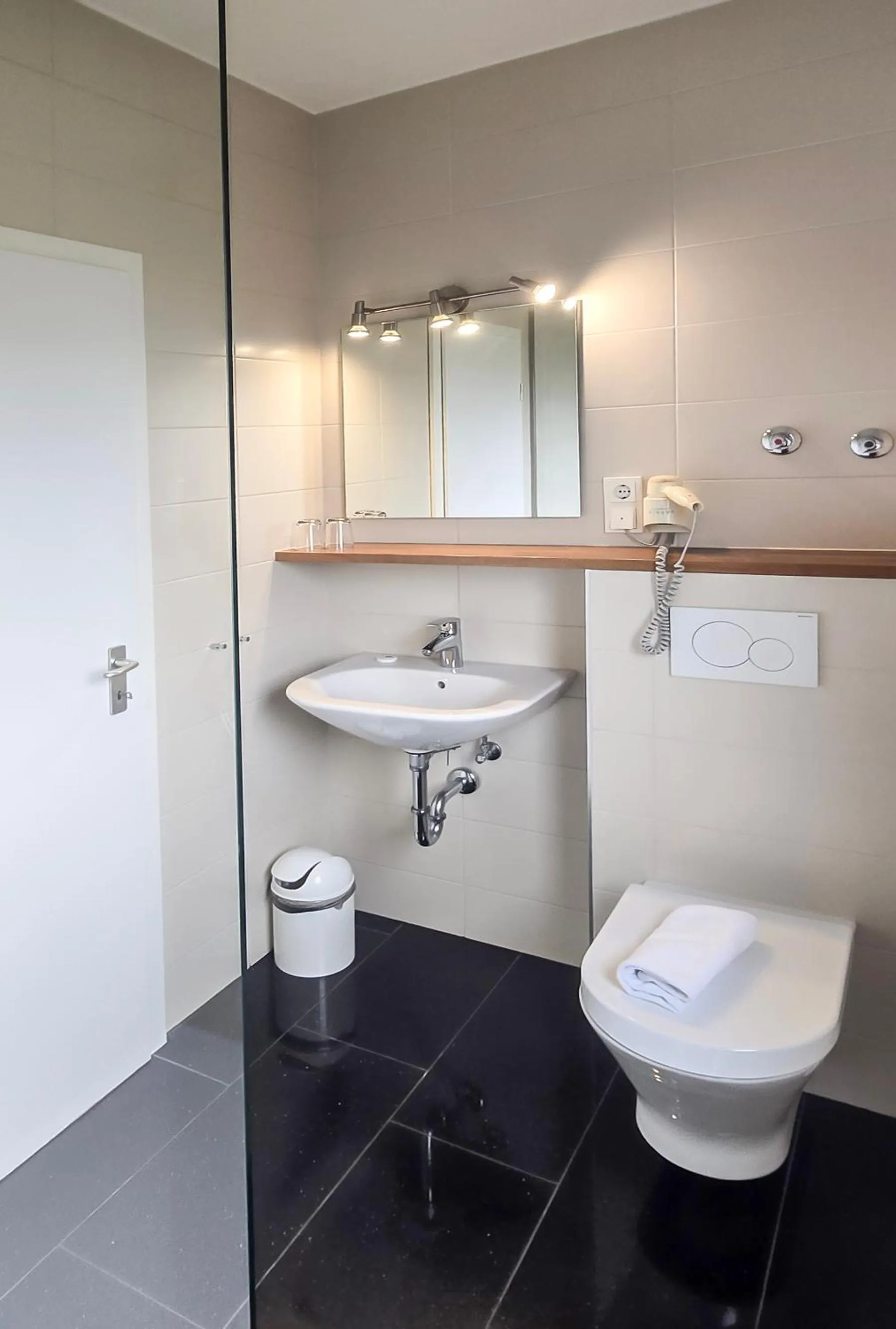 Toilet in Hotel zur Moselbrücke