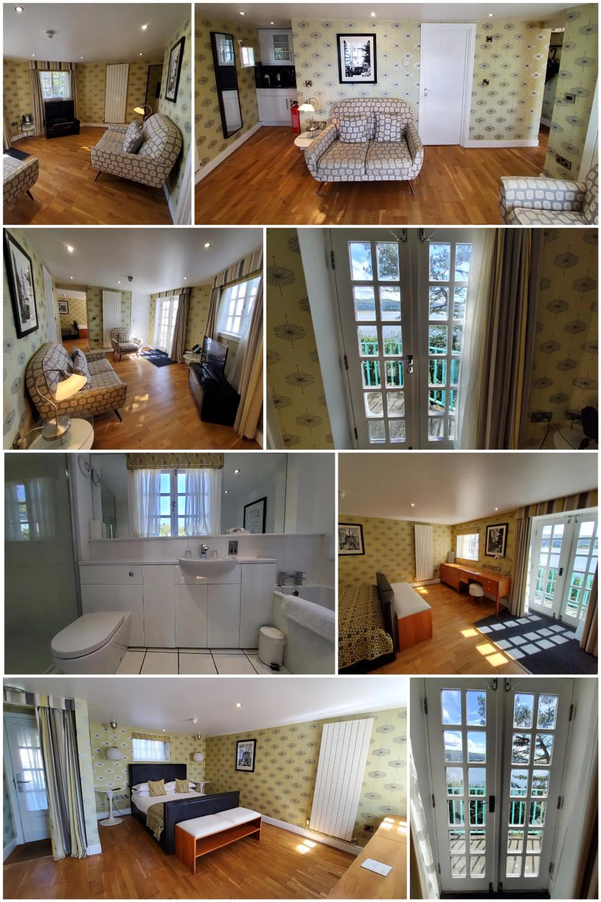 Photo of the whole room, Bed in Portmeirion Village & Castell Deudraeth