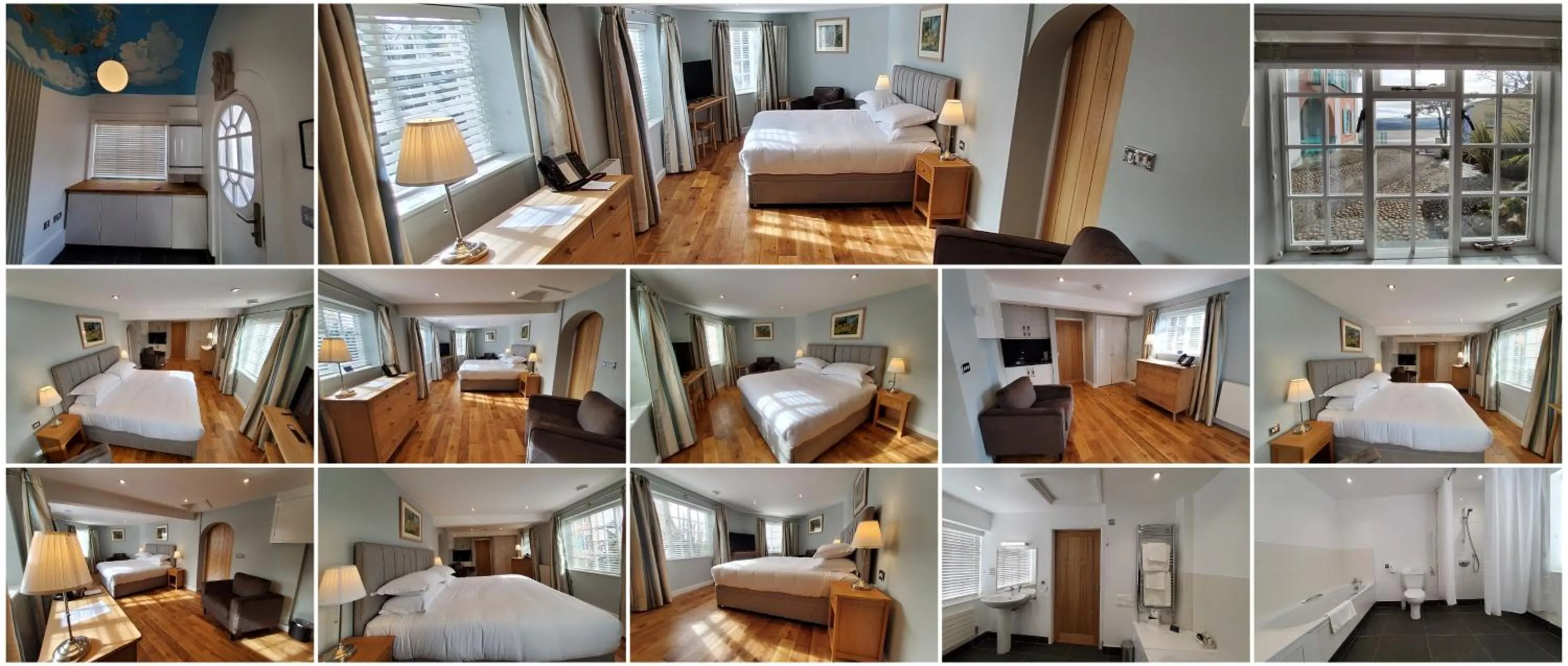 Photo of the whole room, Bed in Portmeirion Village & Castell Deudraeth