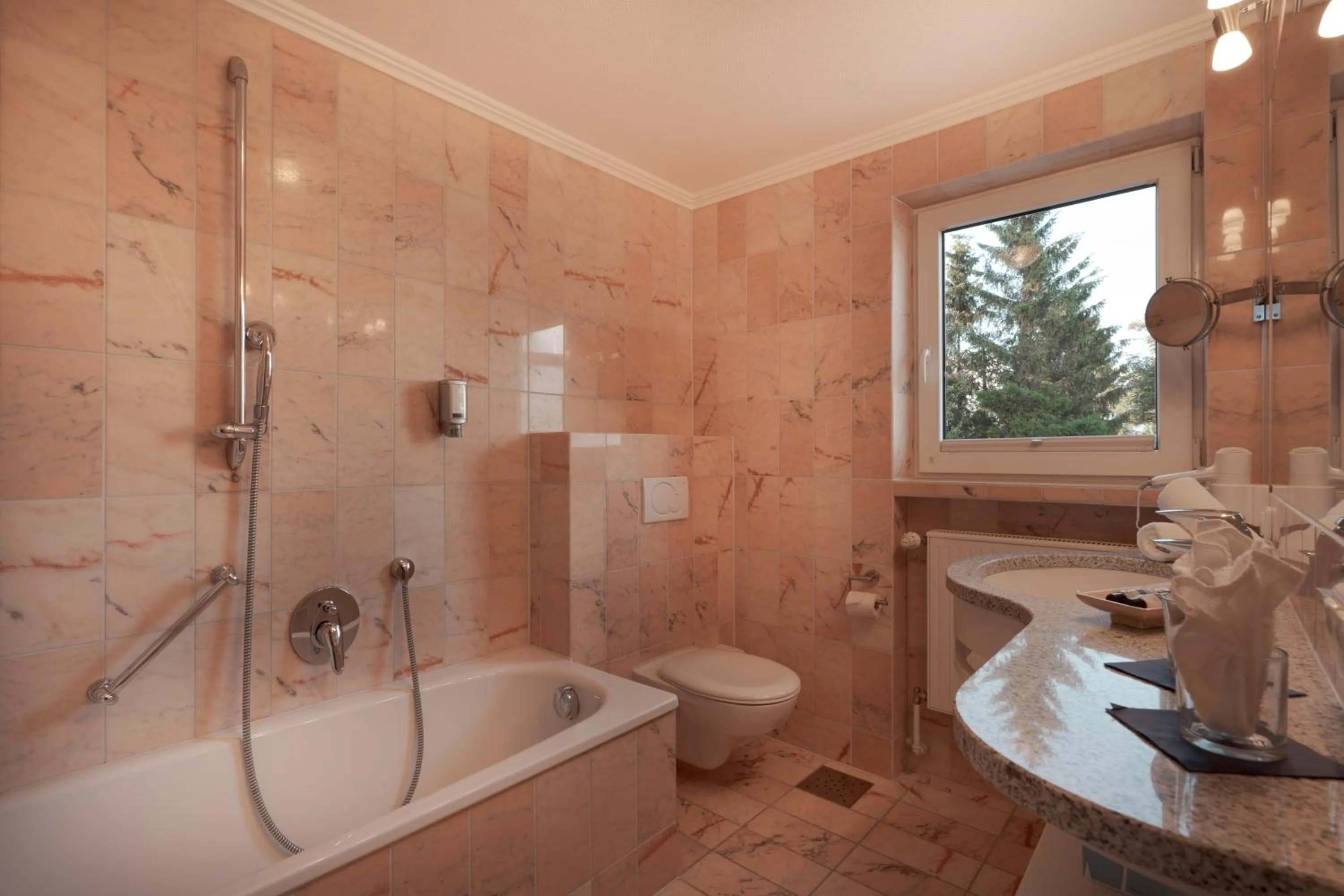 Bathroom in Mittelburg Wellnesshotel