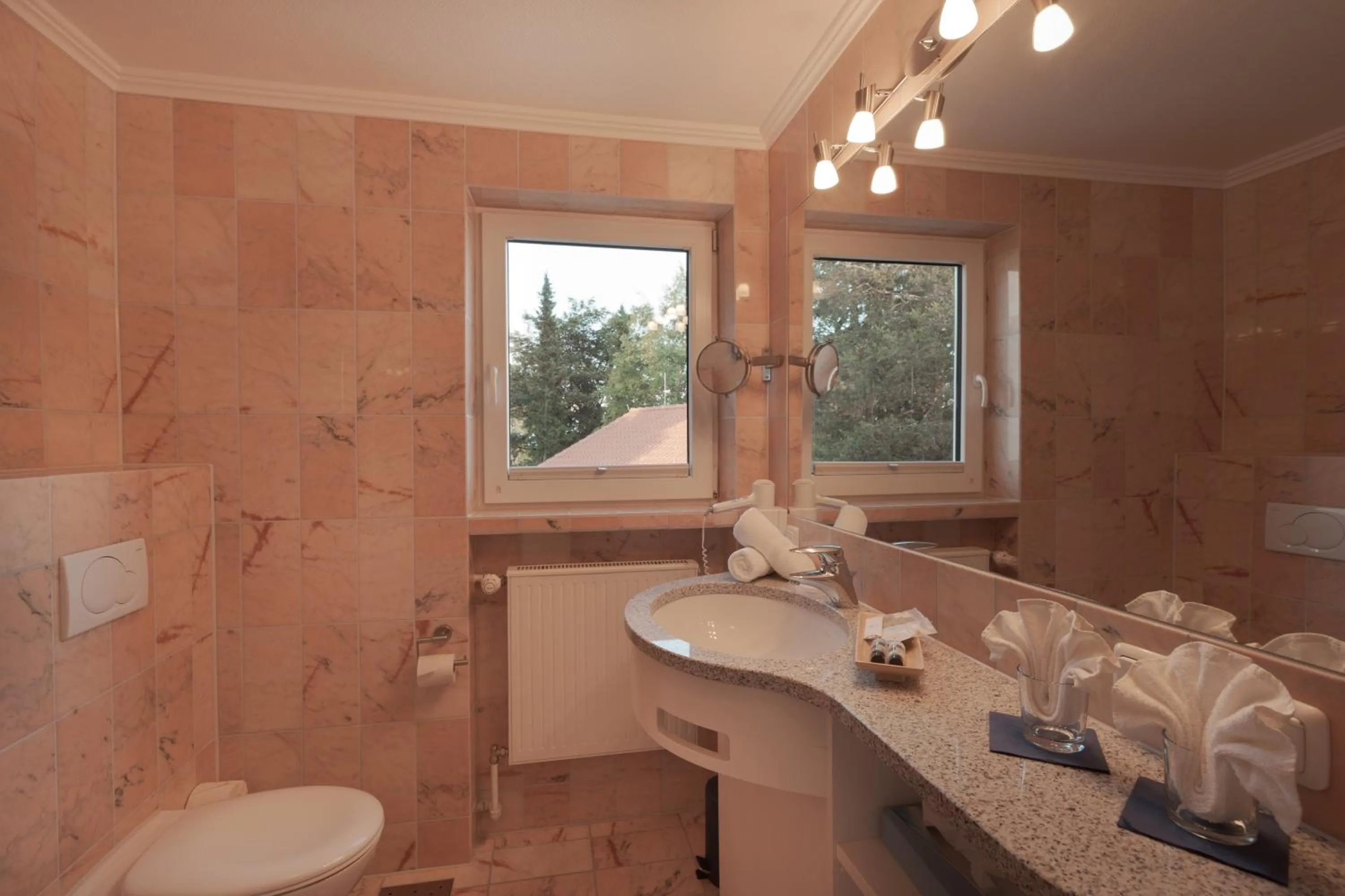 Bathroom in Mittelburg Wellnesshotel