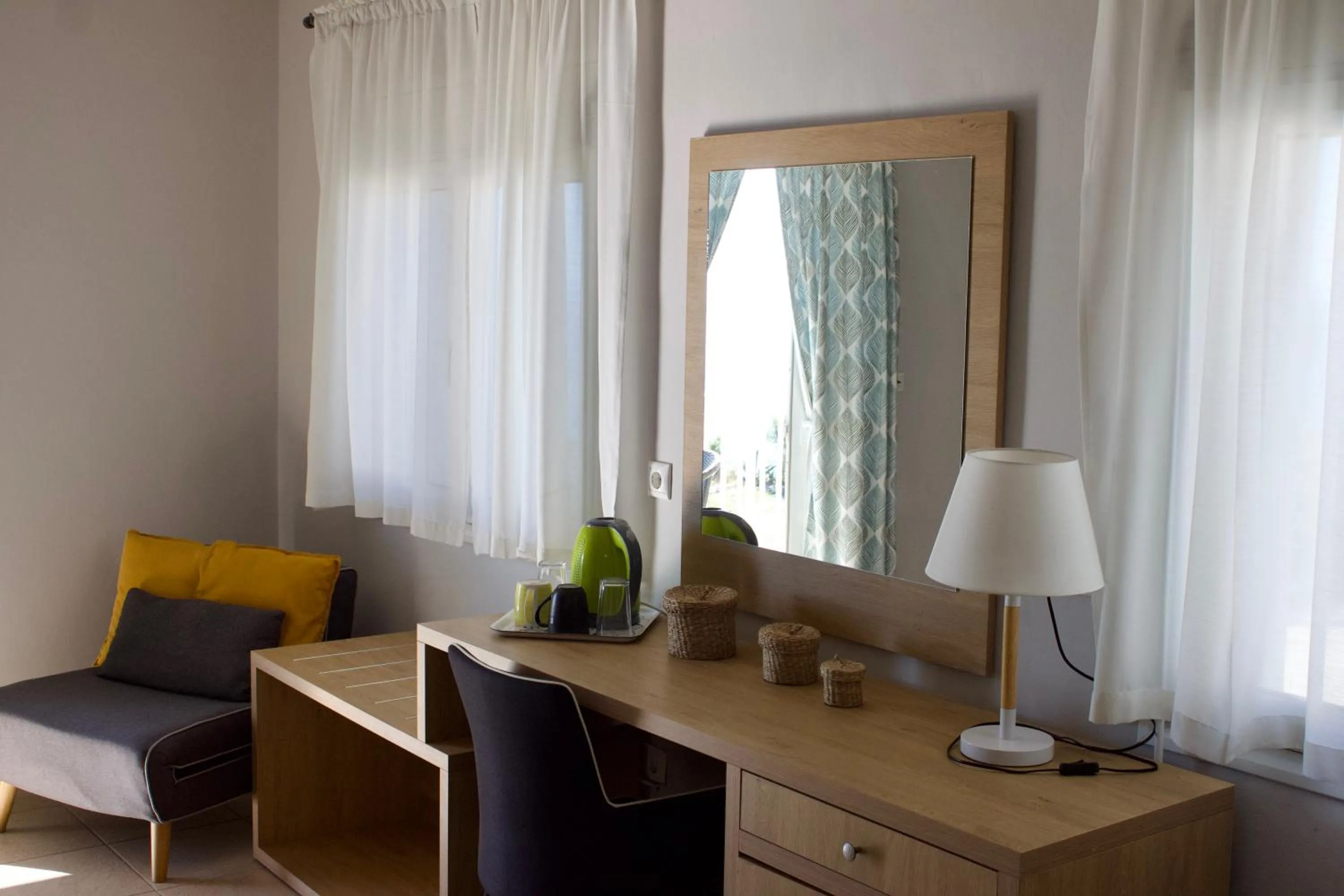 Seating area in Chloe Apartments