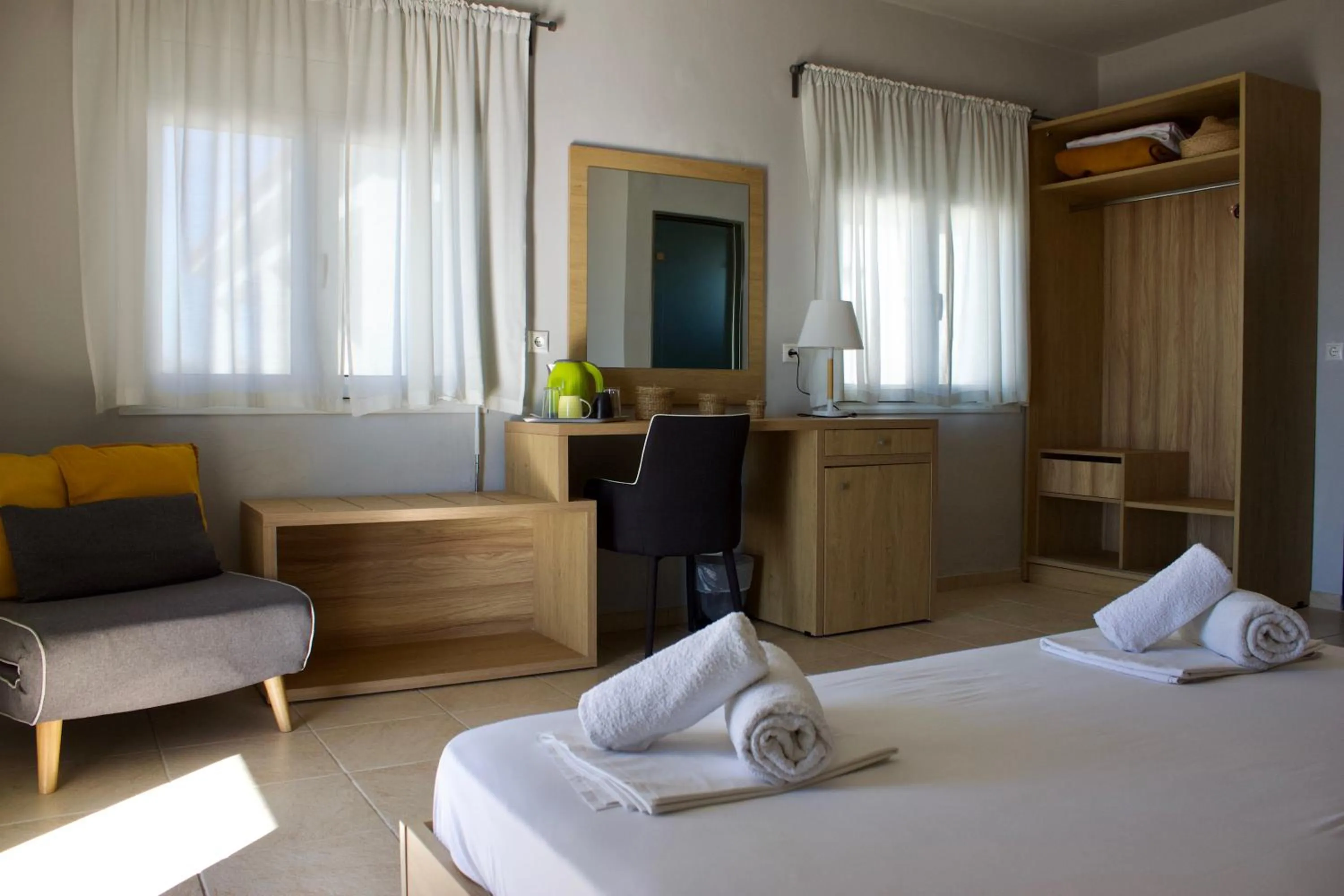 Photo of the whole room, Bed in Chloe Apartments