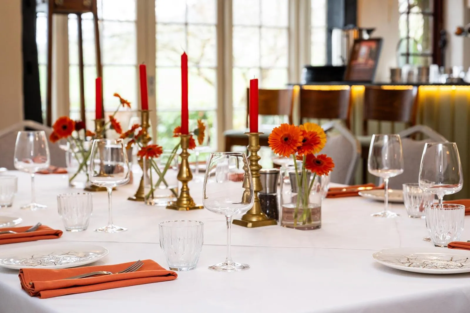 Dining area in Tottington Manor Hotel