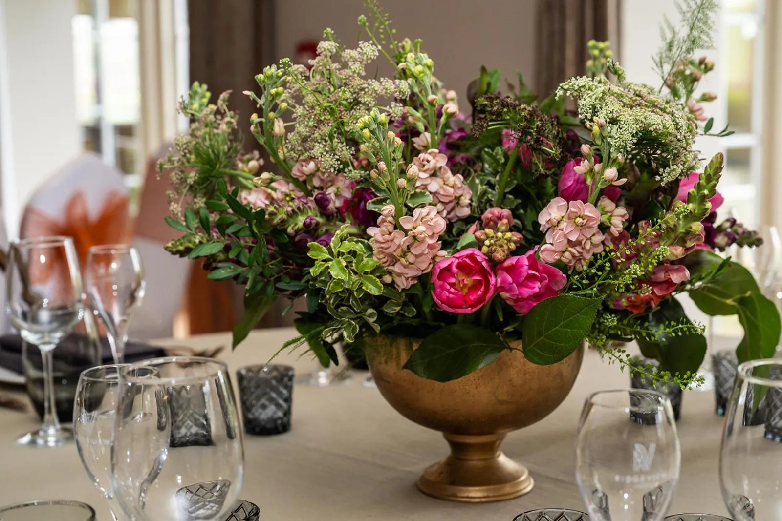 Dining area in Tottington Manor Hotel