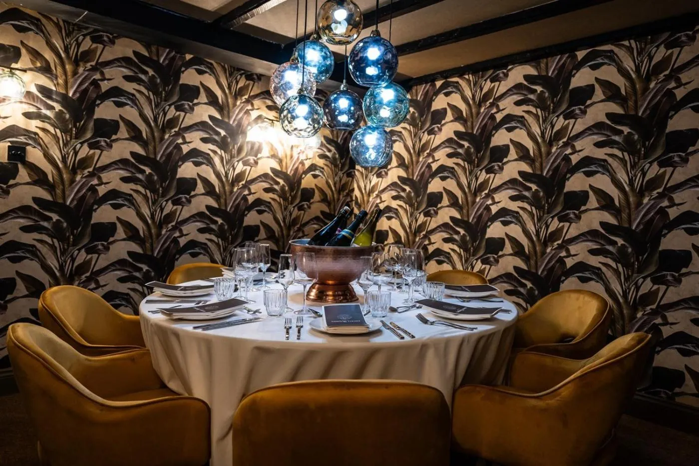 Dining area in Tottington Manor Hotel