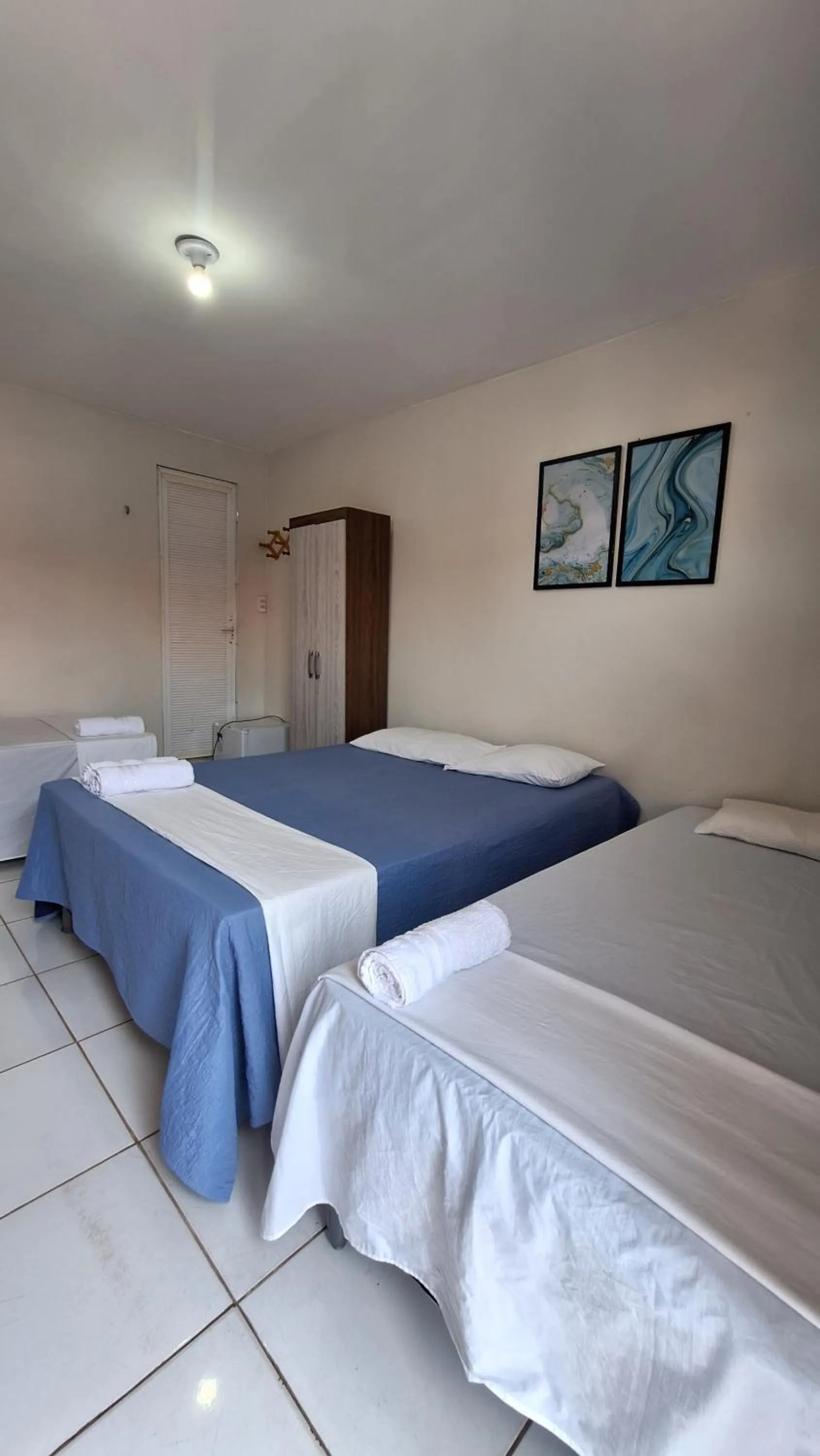 Bed in Canto da Duna Hotel