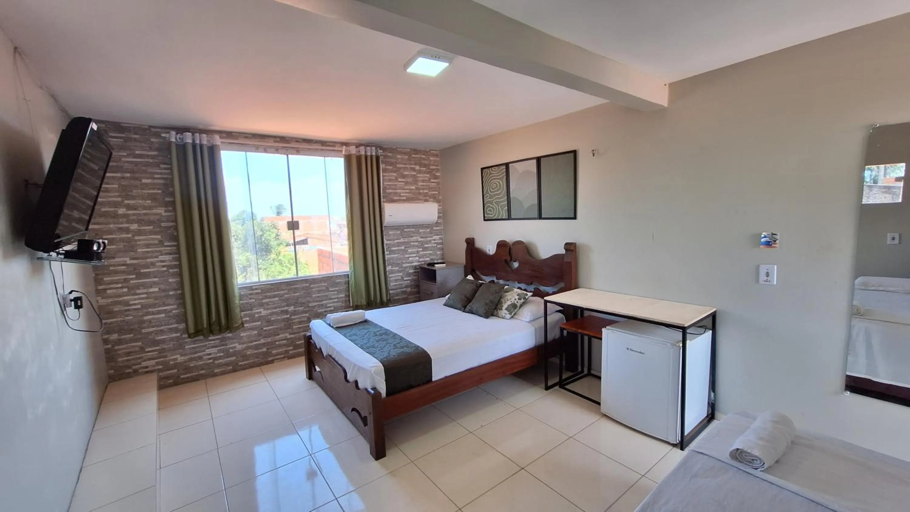 Bed in Canto da Duna Hotel