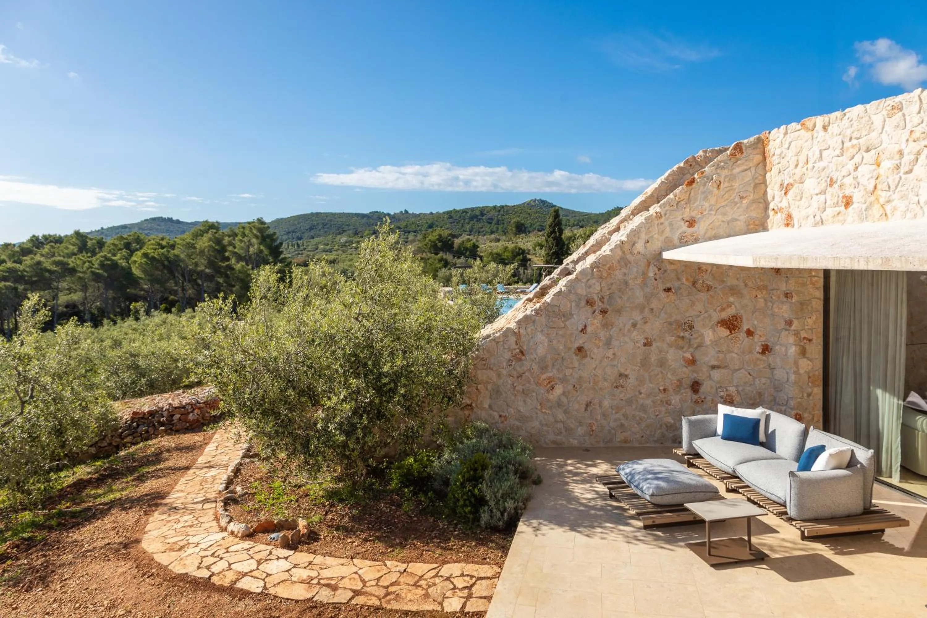 Balcony/Terrace in Villa Nai 3.3