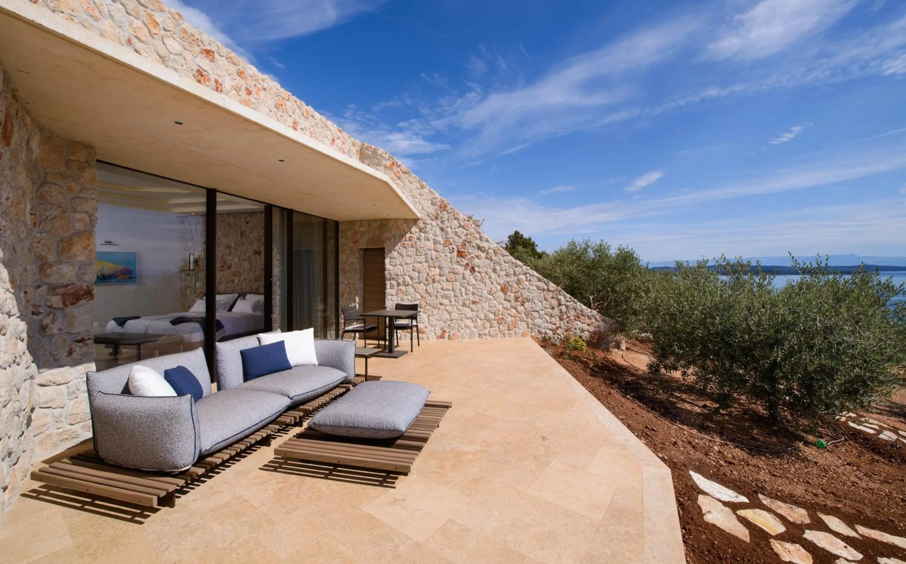 Balcony/Terrace in Villa Nai 3.3