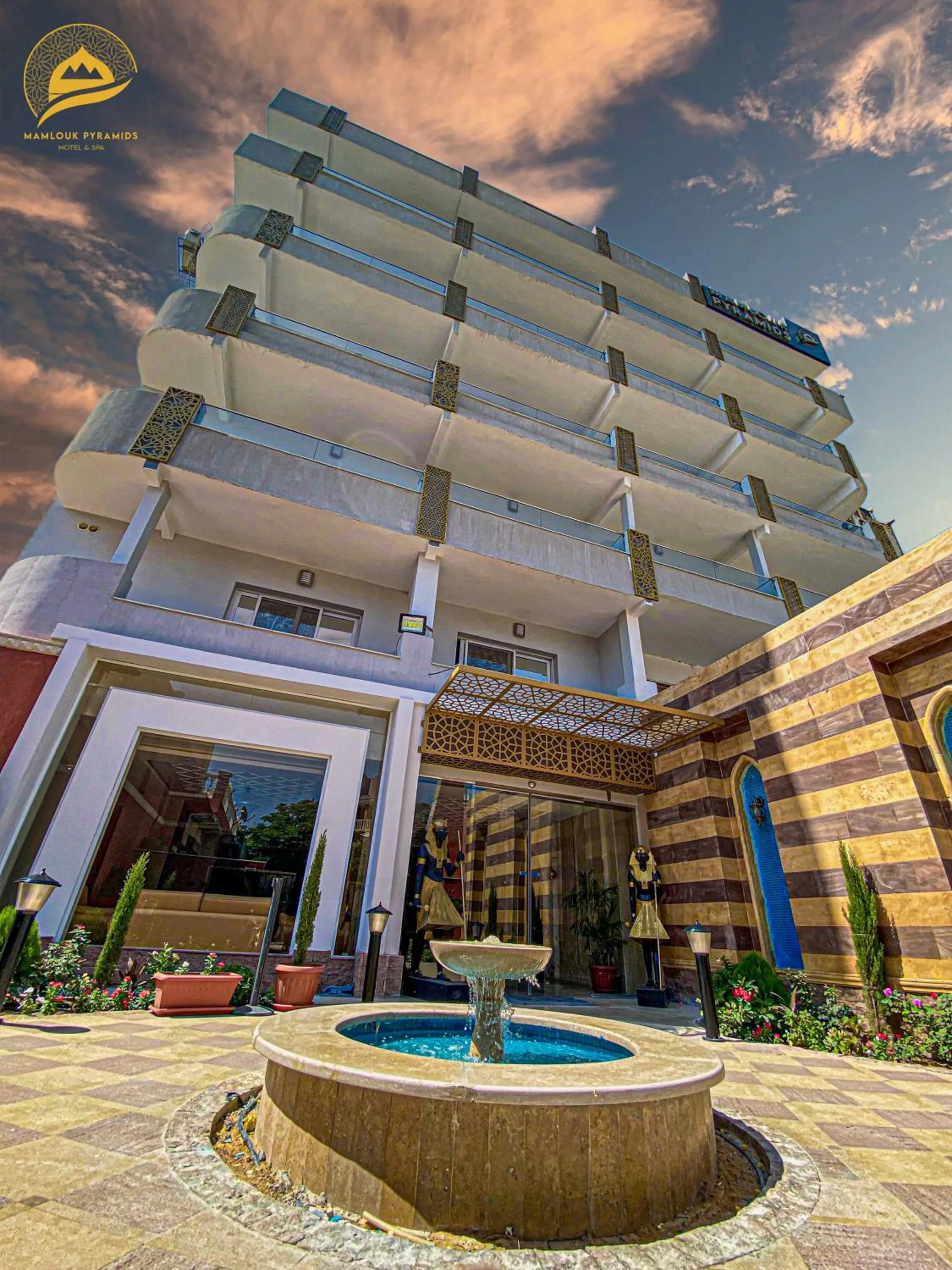 Property building in Mamlouk Pyramids Hotel