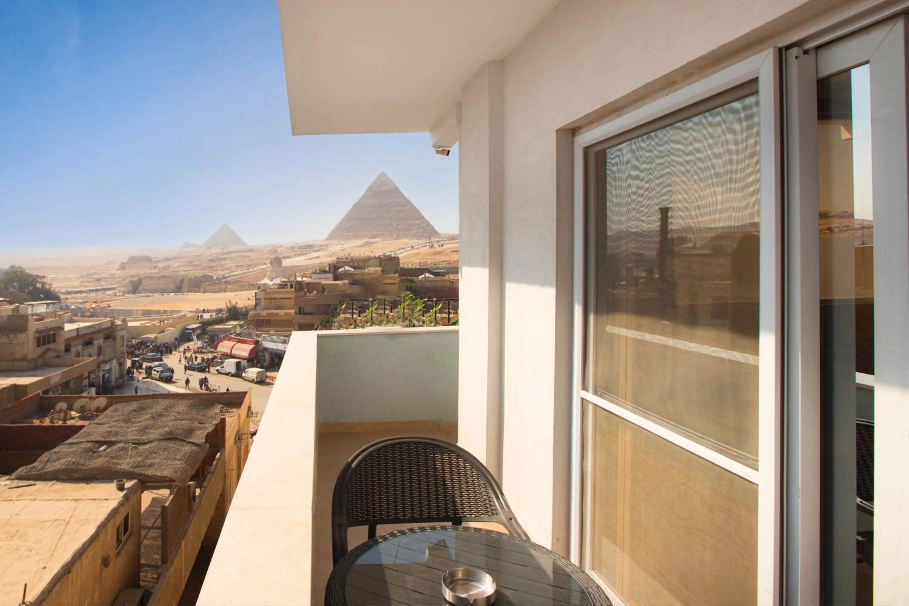 Balcony/Terrace in Mamlouk Pyramids Hotel