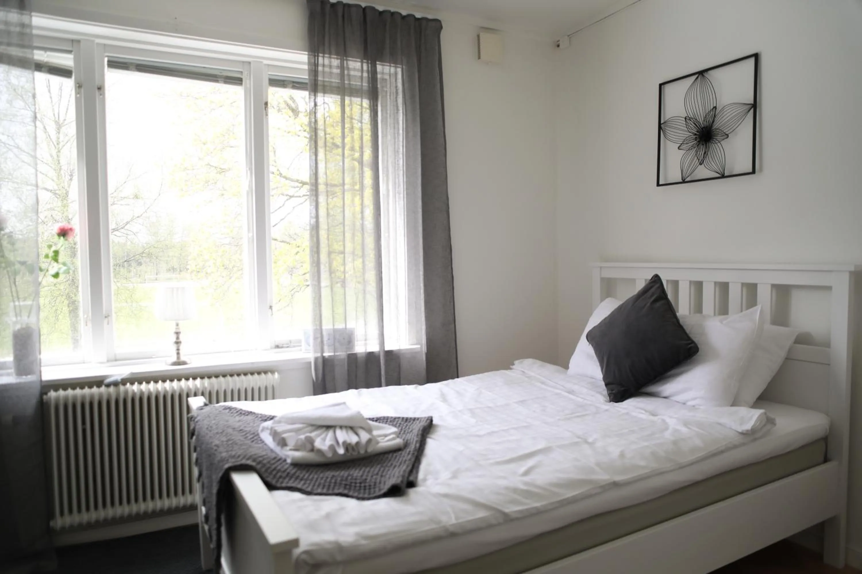 Bed in Apelkvistens Wärdshus & Logi