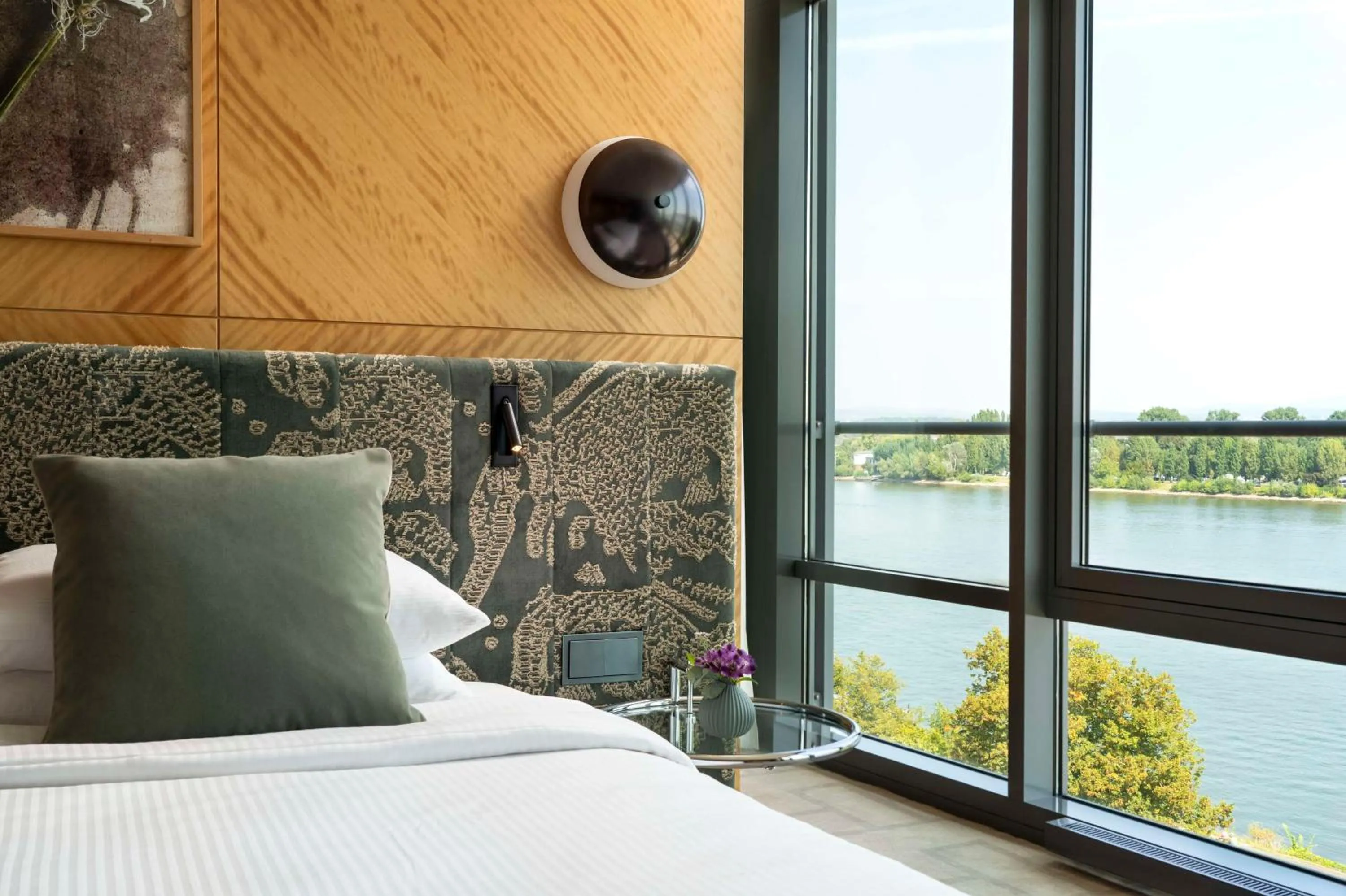 View (from property/room), Bed in Hyatt Regency Mainz