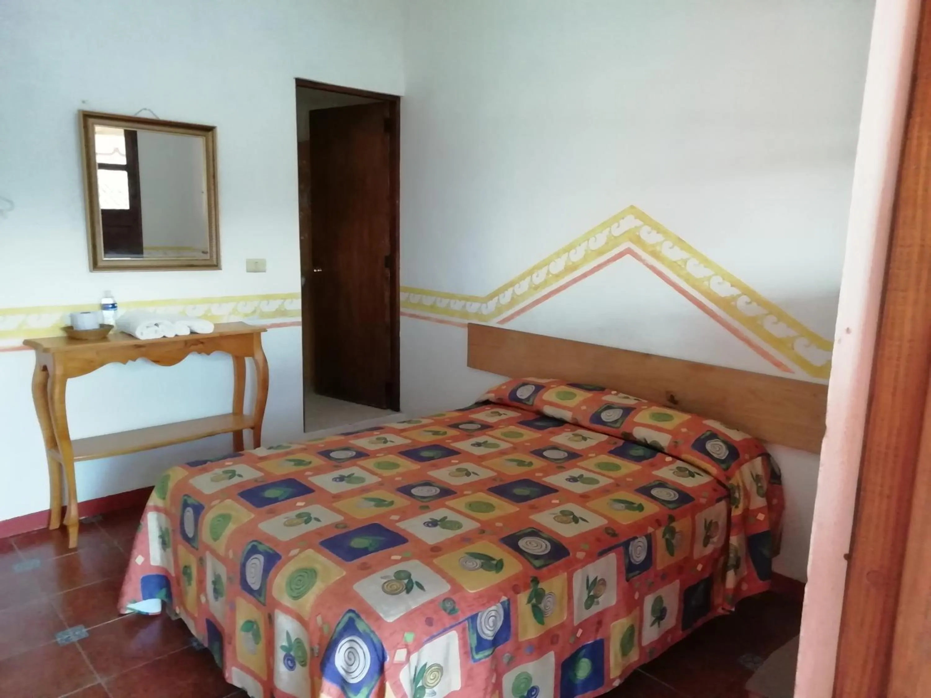 Bed in Posada Los Naranjos