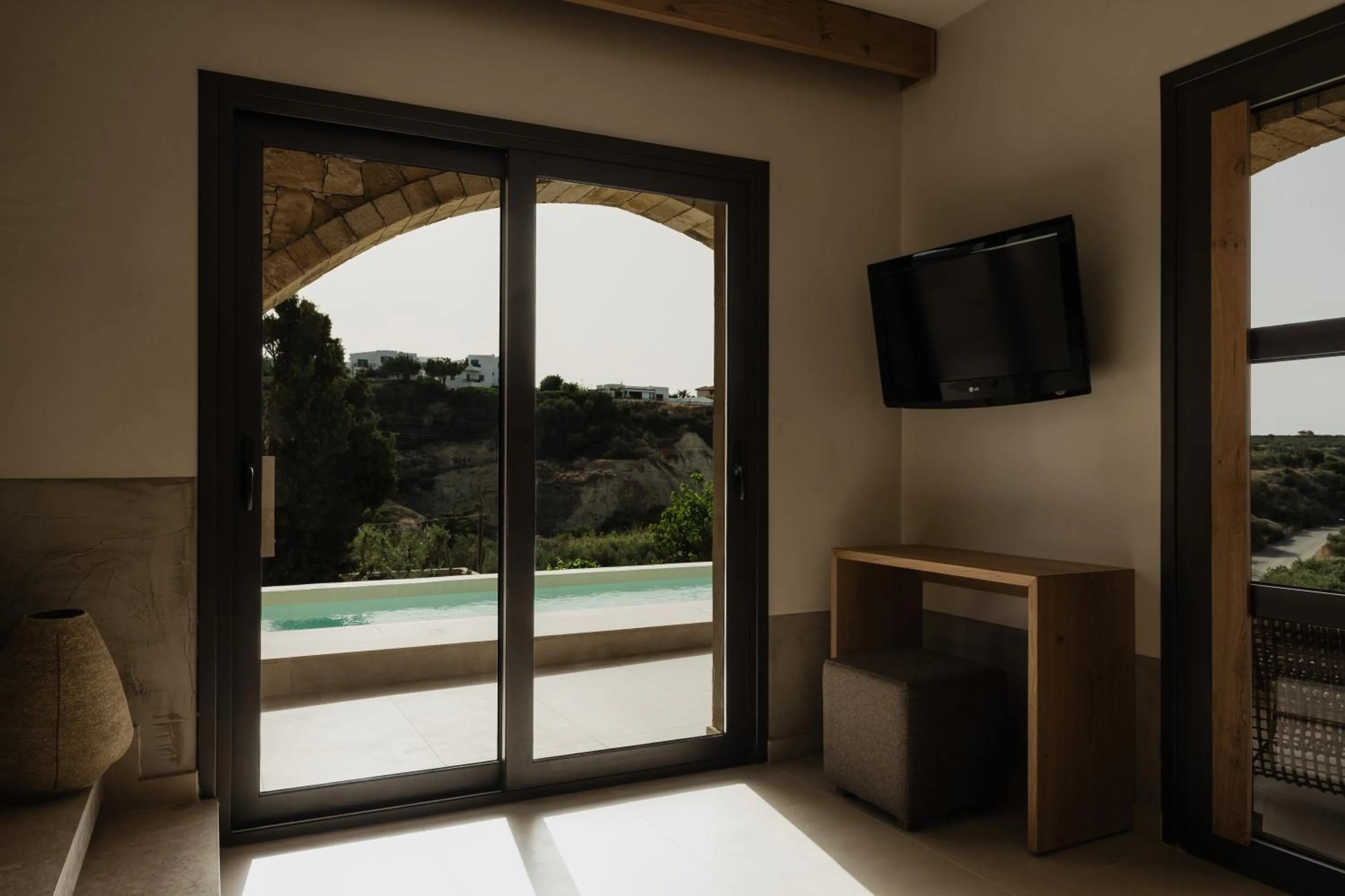 Pool view in Momi Slow Living Hotel