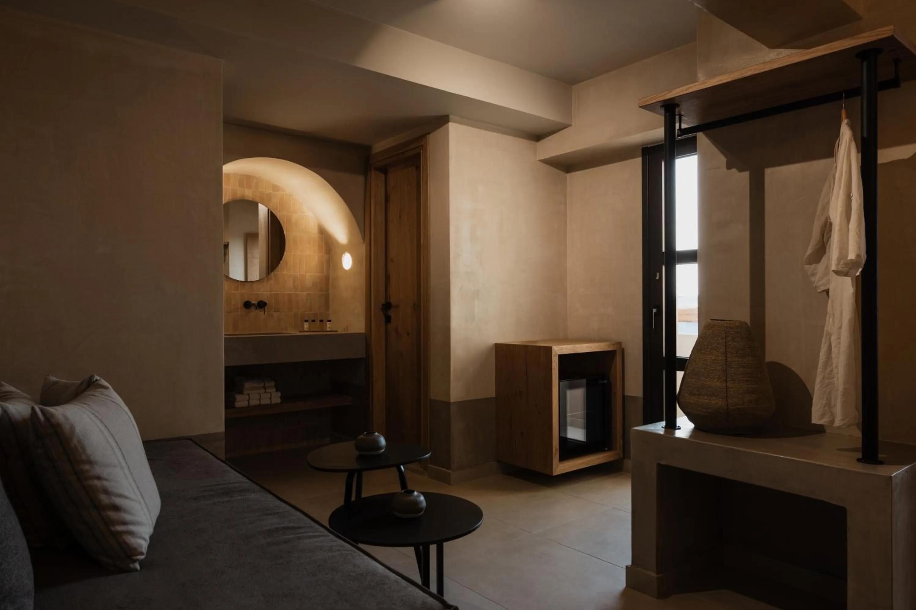 Seating area in Momi Slow Living Hotel