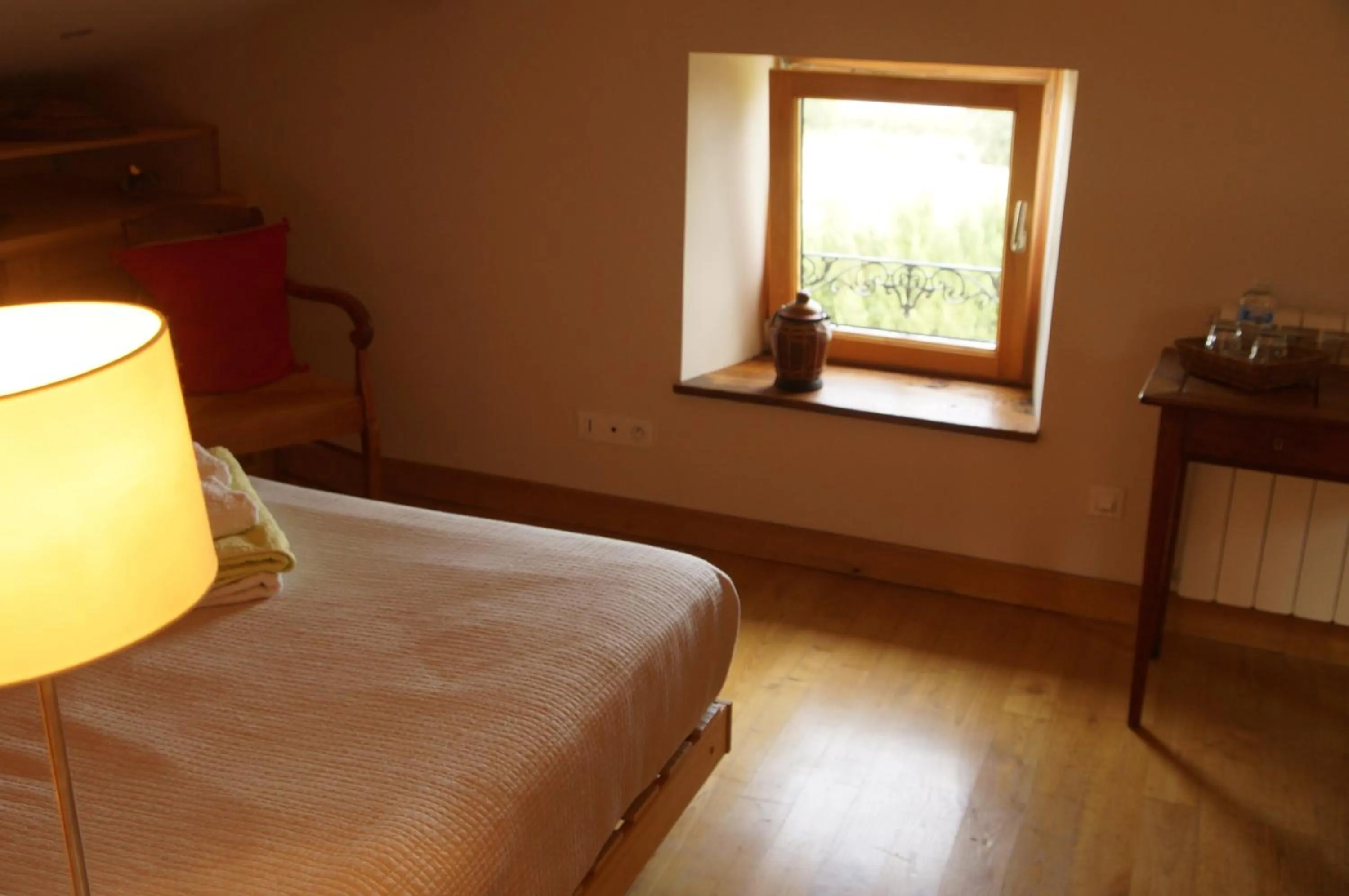 Decorative detail, Bed in Le Grand Noë