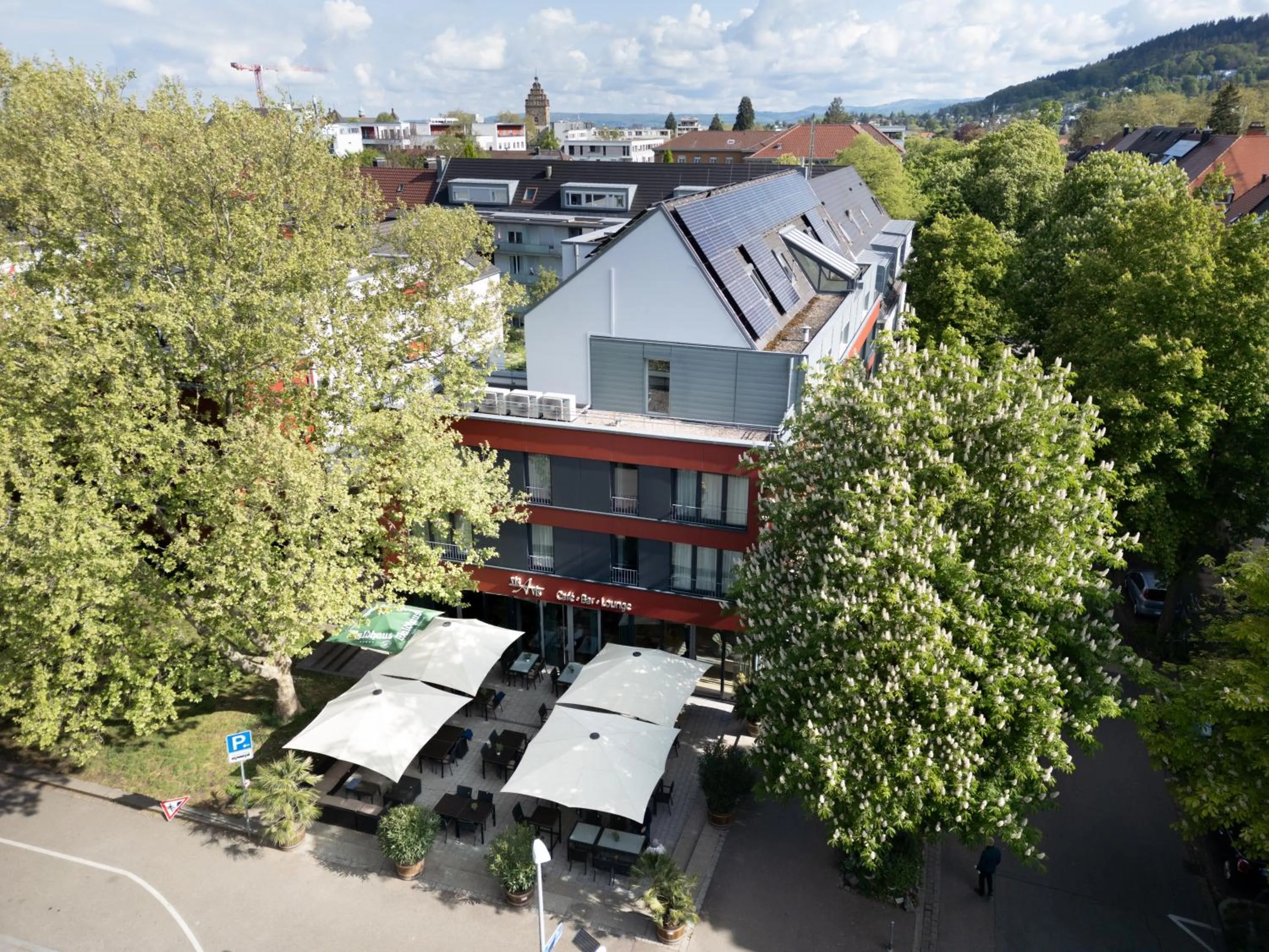 Bird's eye view in Designhotel am Stadtgarten