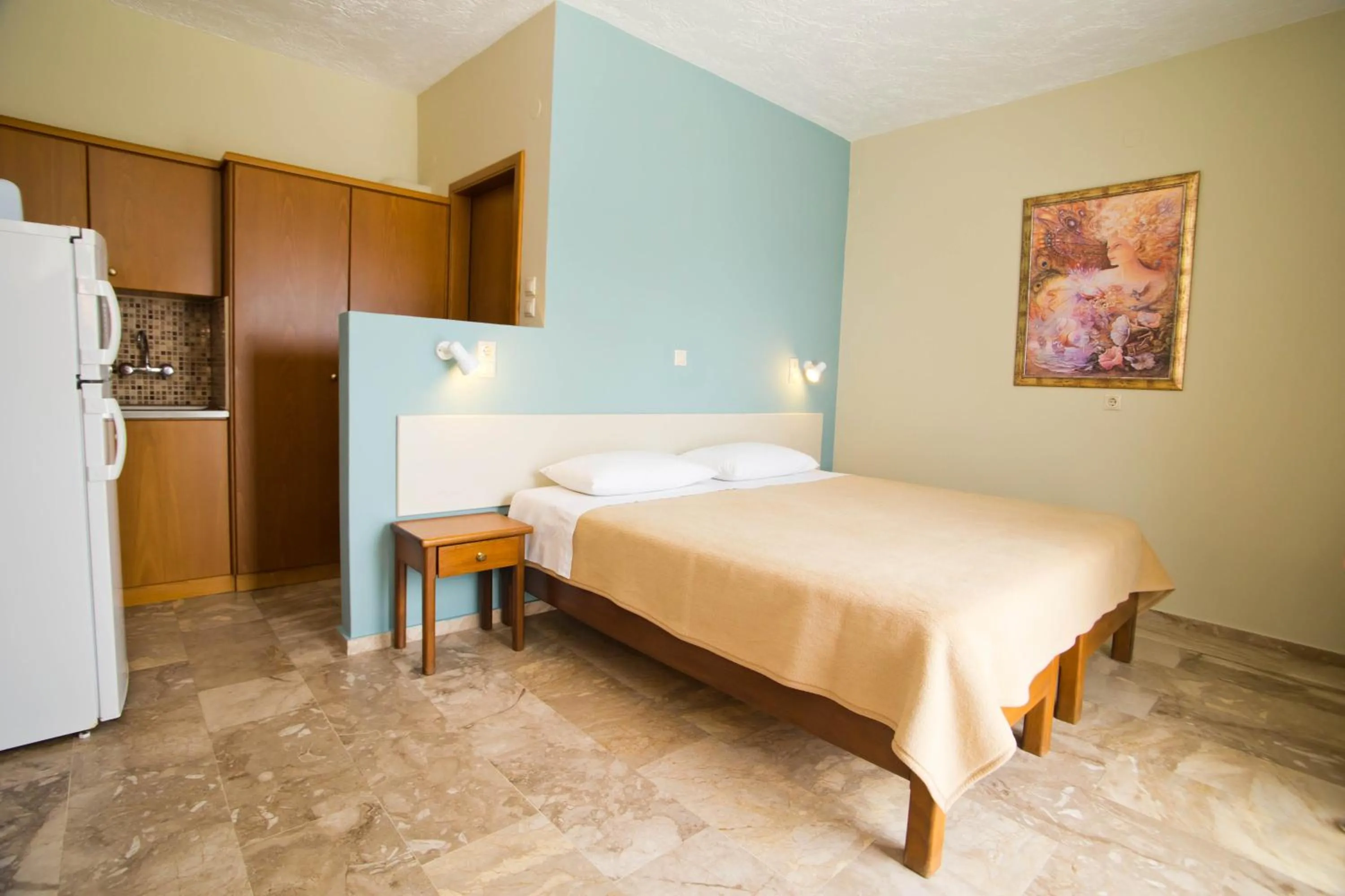 Bed in Acropolis Hotel