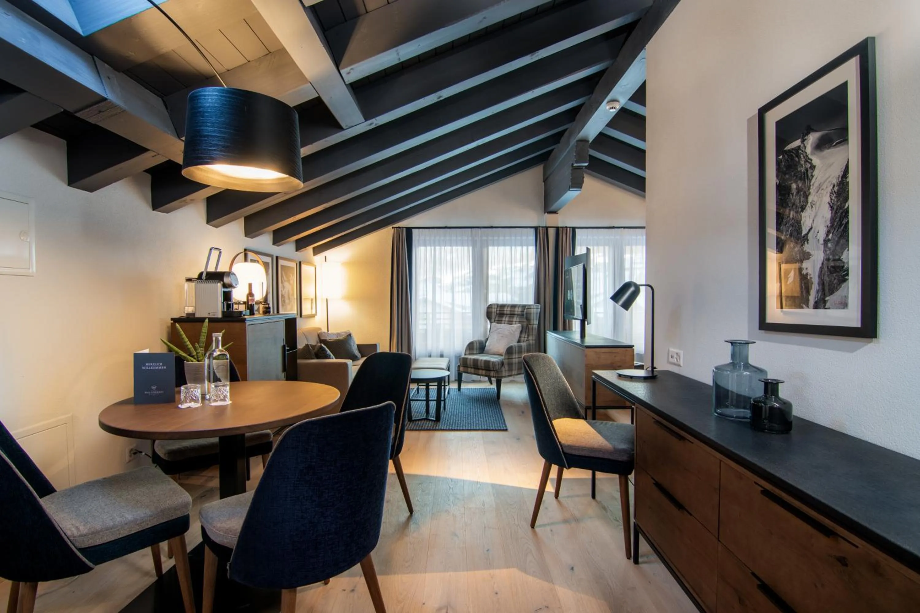 Living room in Walliserhof Grand-Hotel & Spa Relais & Châteaux