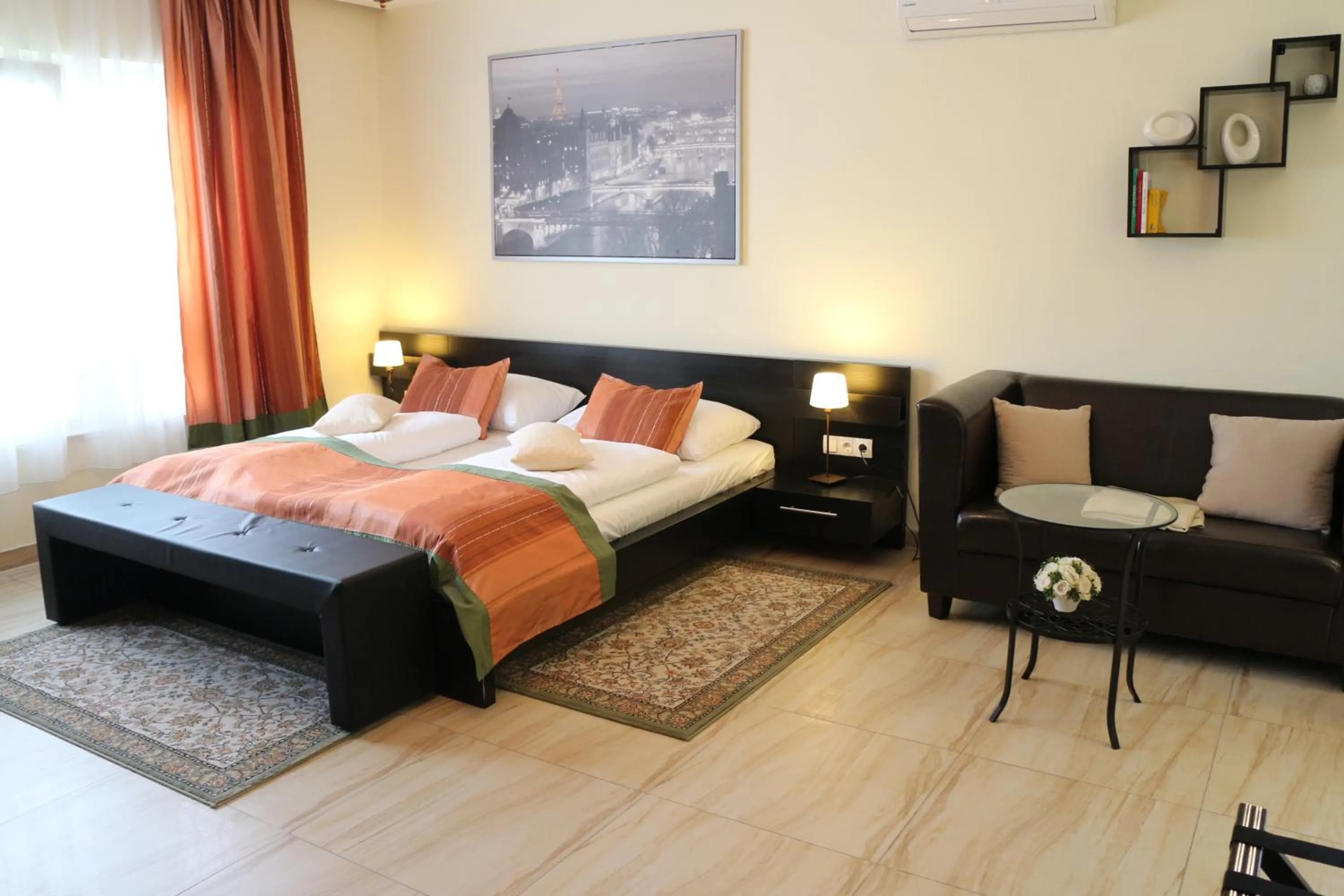 Bed in Hotel San Marco