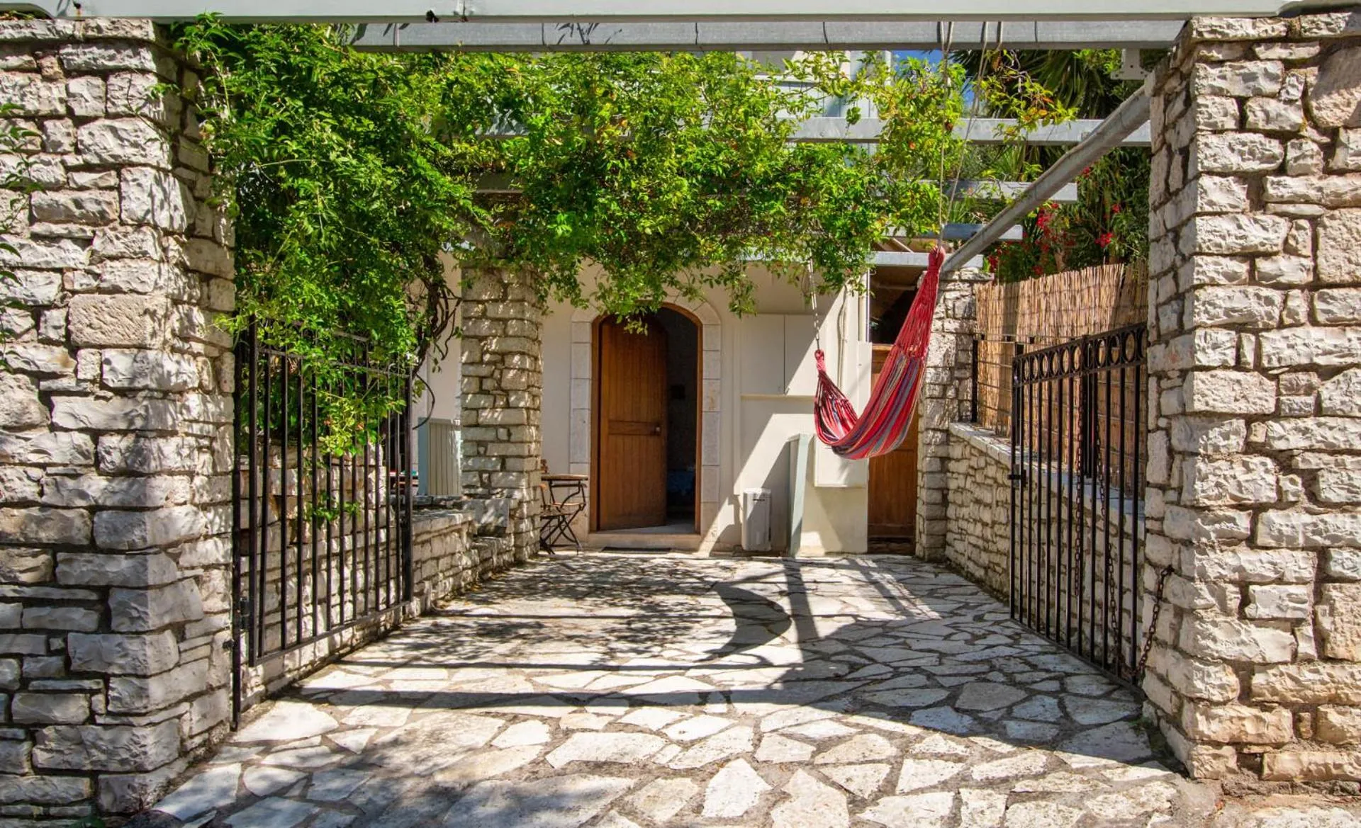Patio in Nefeli Hotel