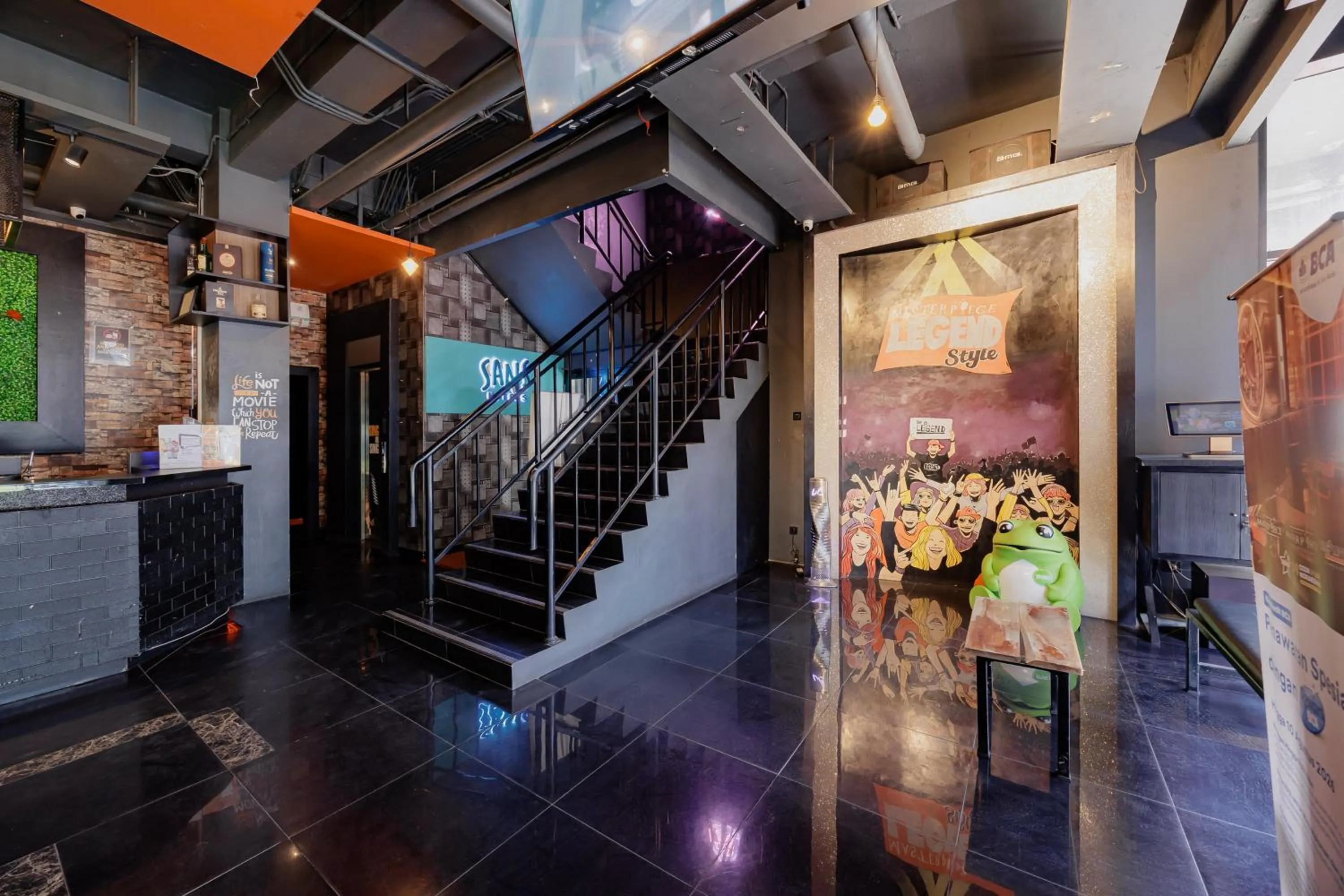 Property building in Sans Hotel Roxy Jakarta